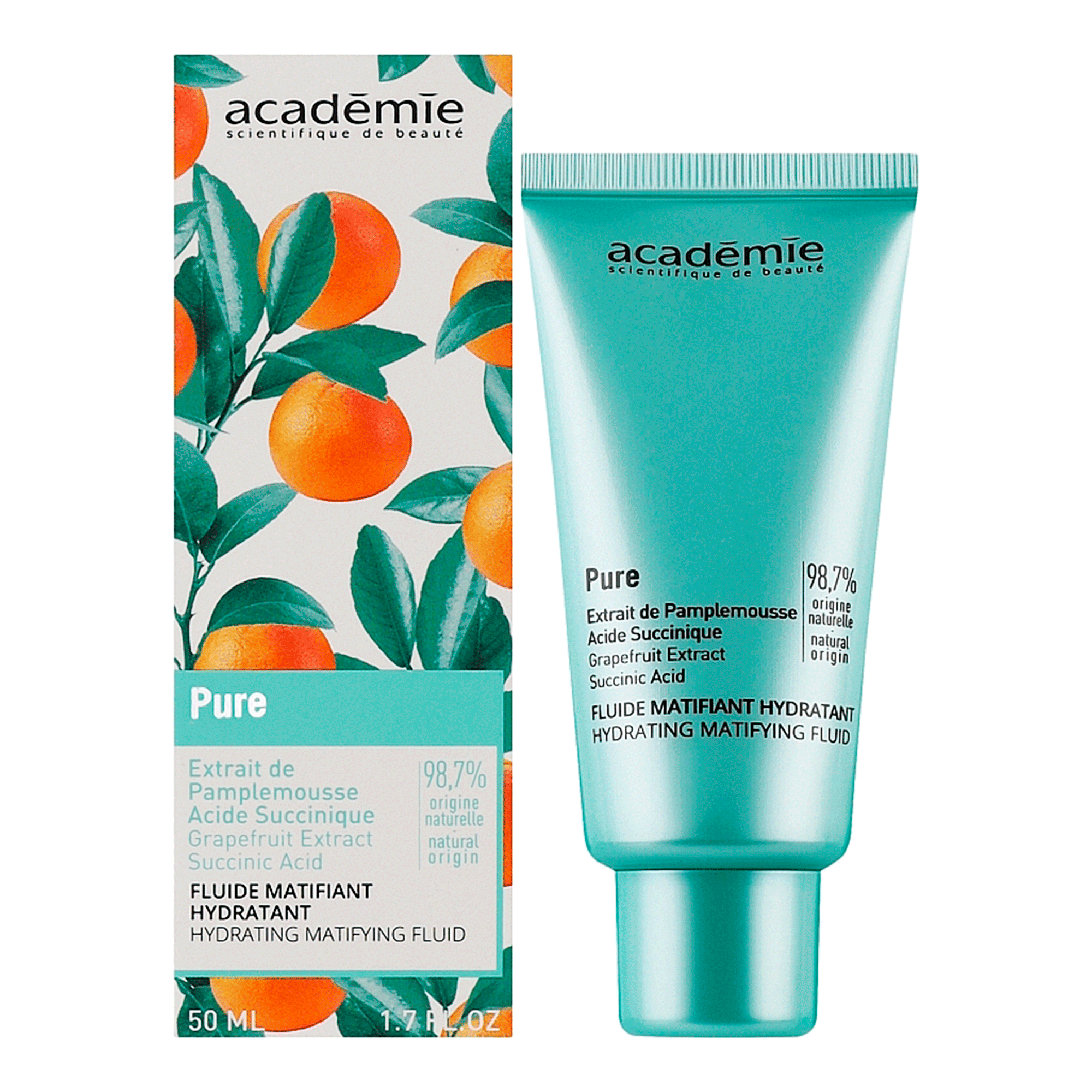 Зволожувальний матувальний флюїд Academie Hydrating Matifying Fluid