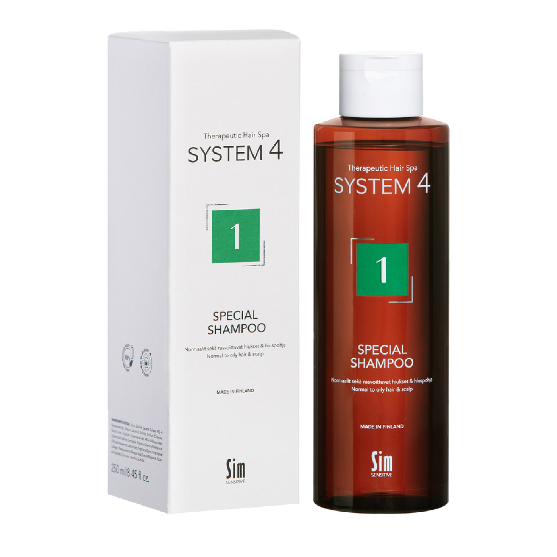 Отзывы o System 4 Climbazole Shampoo 1 Терапевтический шампунь №1