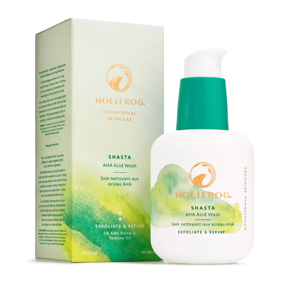 Средство для очищения с AHA-кислотами HoliFrog Shasta AHA Refining Acid Wash