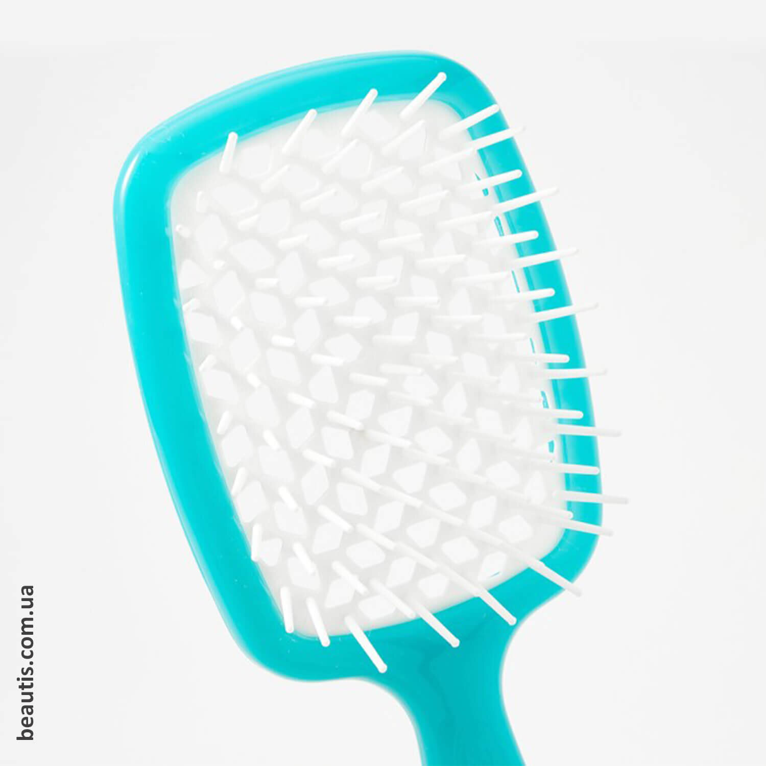 Расческа голубая с белым Janeke Superbrush Standart Blue