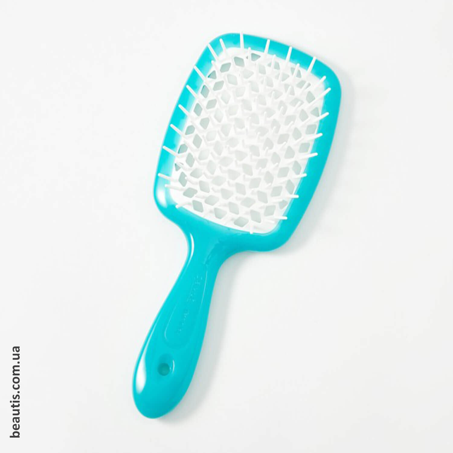 Расческа голубая с белым Janeke Superbrush Standart Blue