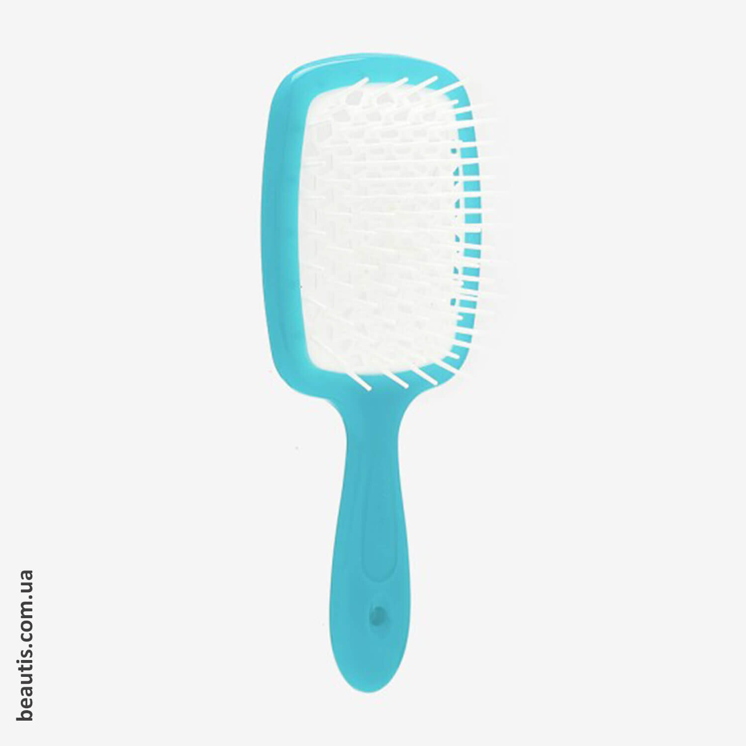 Расческа голубая с белым Janeke Superbrush Standart Blue