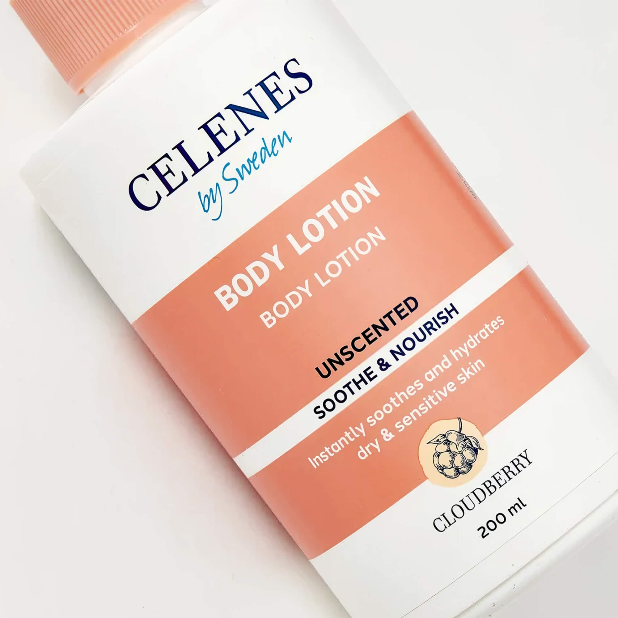 Лосьон для тела с морошкой Celenes Cloudberry Body Lotion Dry & Sensitive Skin