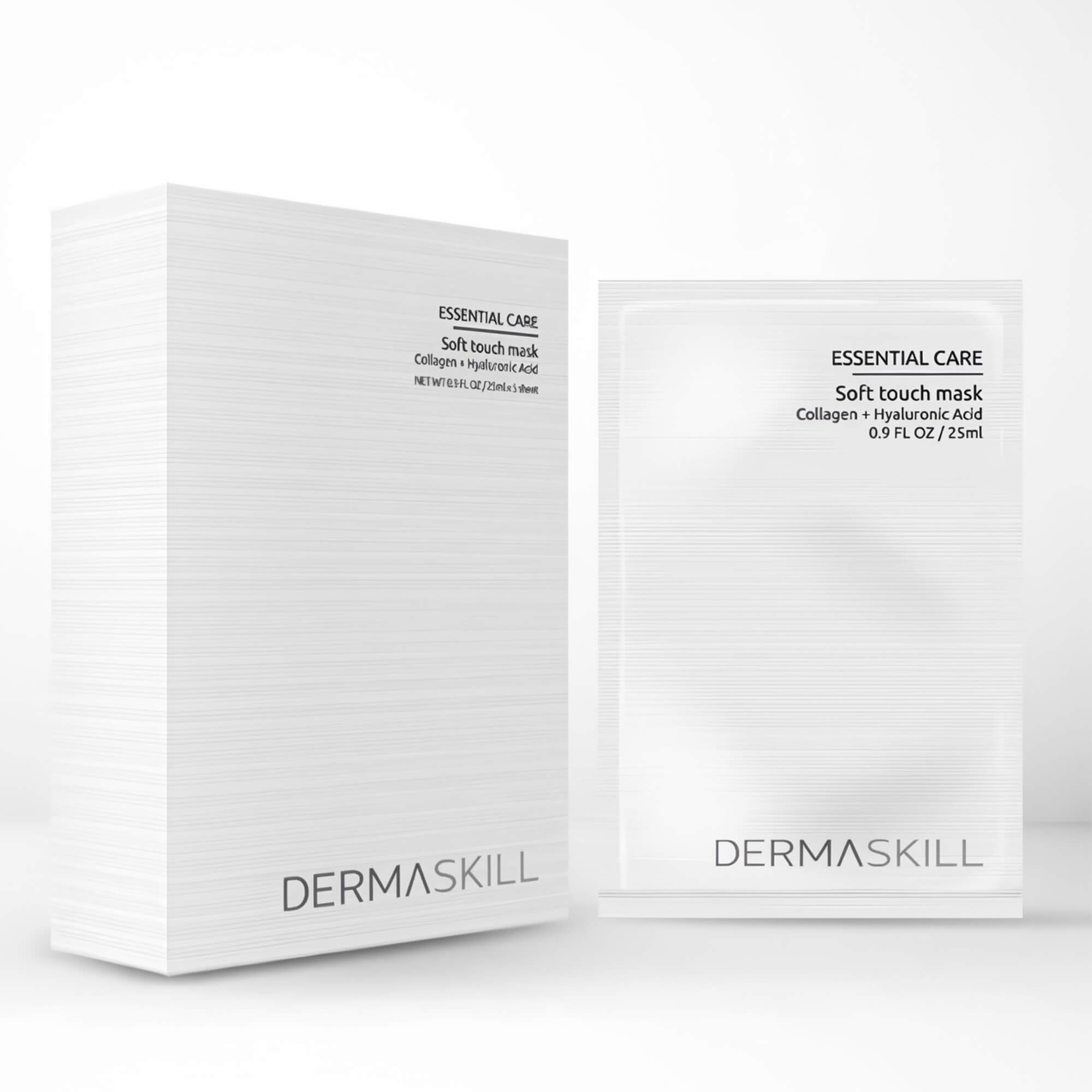 Тканевая маска с коллагеном и гиалуроновой кислотой  Dermaskill Soft Touch Mask