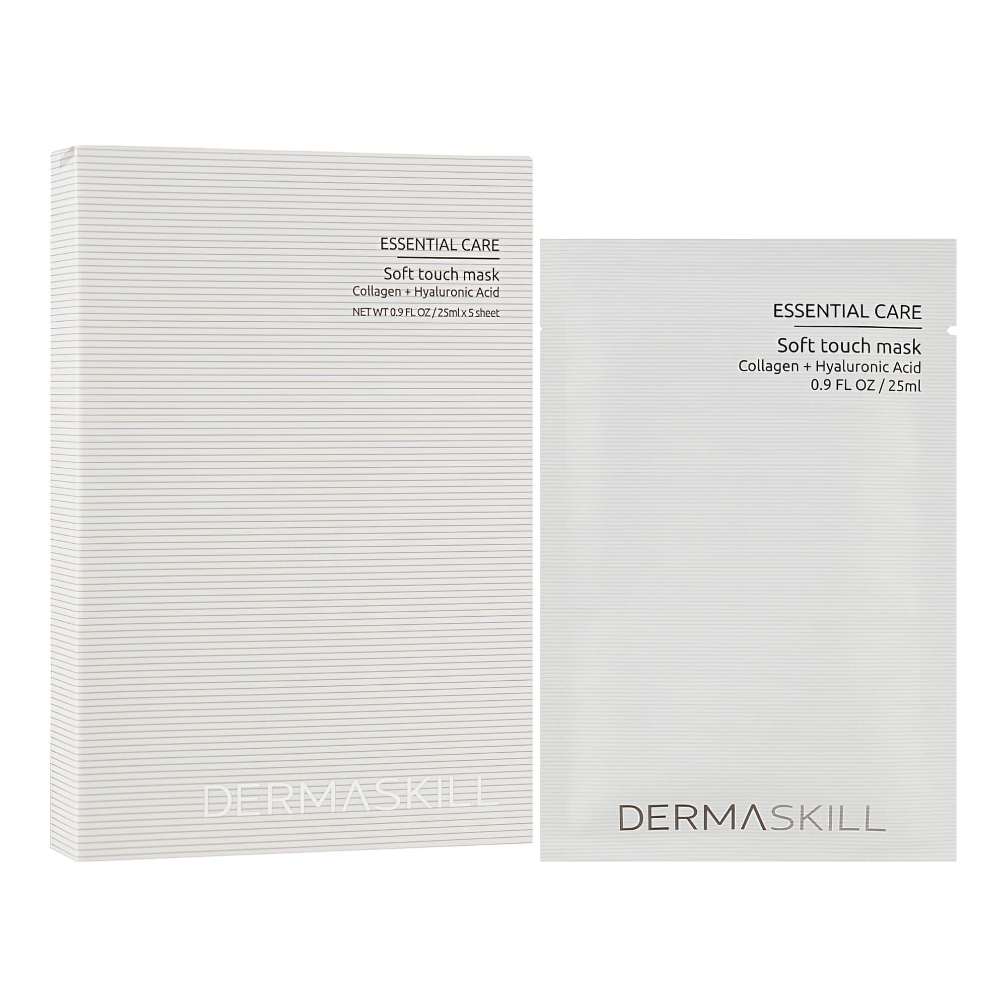 Тканевая маска с коллагеном и гиалуроновой кислотой  Dermaskill Soft Touch Mask