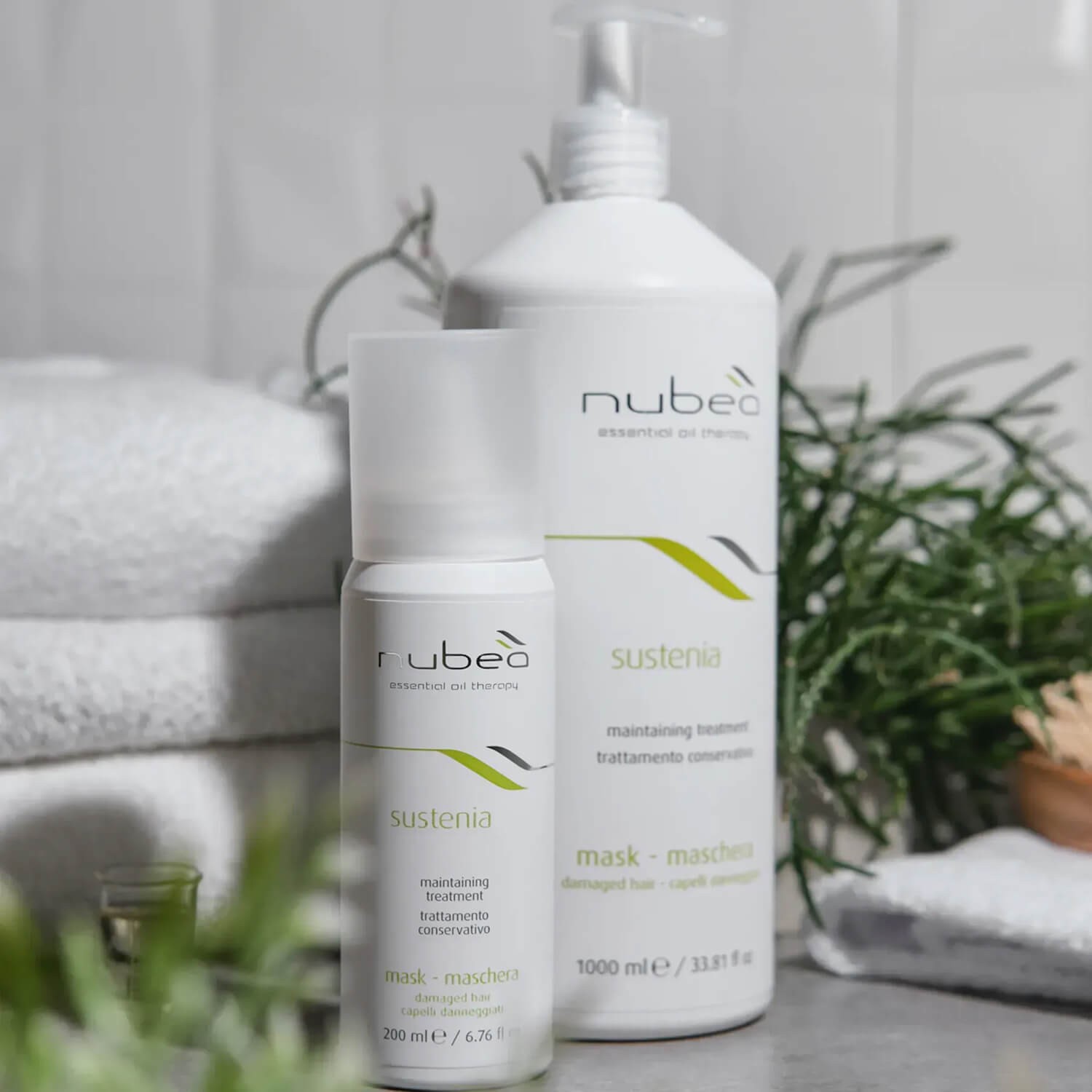 Маска для пошкодженого волосся Nubea Sustenia Damaged Hair Mask