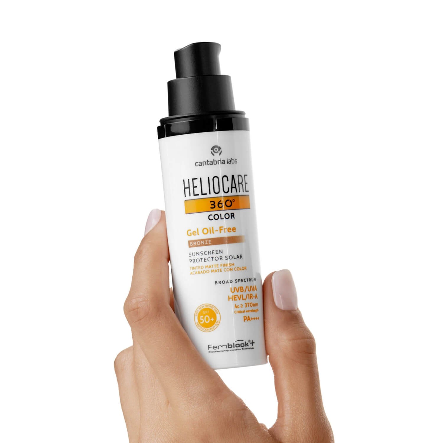 Cantabria Labs Тональний сонцезахисний гель на водній основі SPF 50+ (тон бронз)