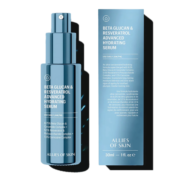 Сироватка зволожуюча з бета-глюканом Allies of Skin Beta Glucan & Resveratrol Advanced Hydrating Serum 