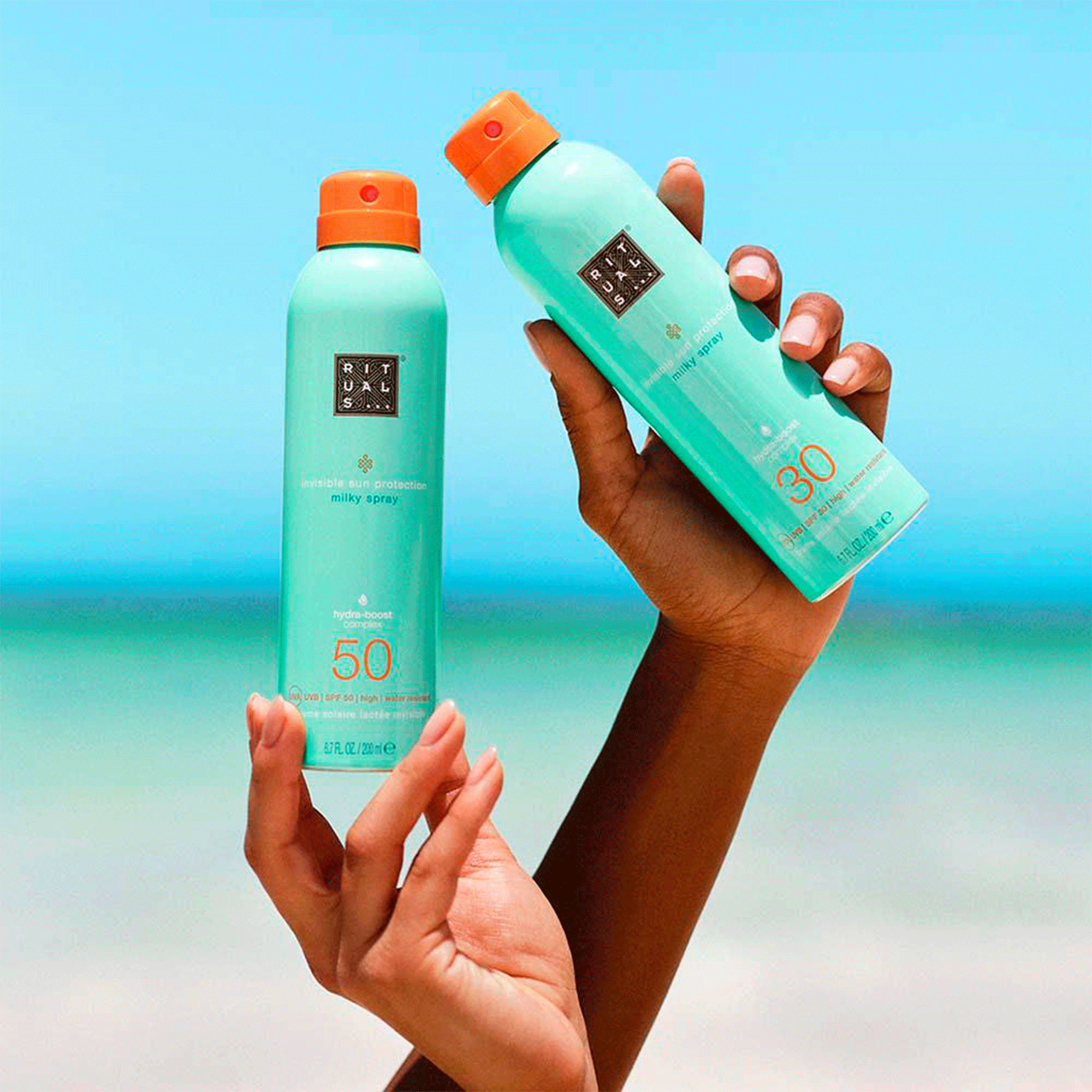 Солнцезащитный спрей-молочко для тела Rituals The Ritual of Karma Sun Protection Milky Spray SPF 50