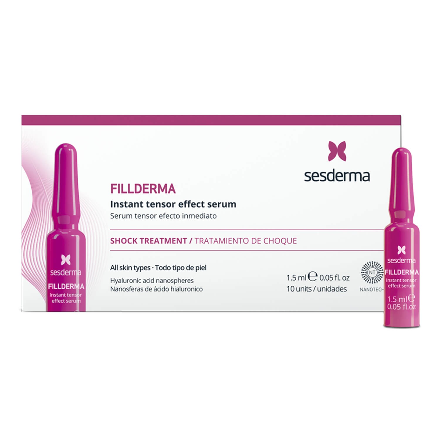 Sesderma Fillderma Instant Tensor Effect Serum Ampoules купить