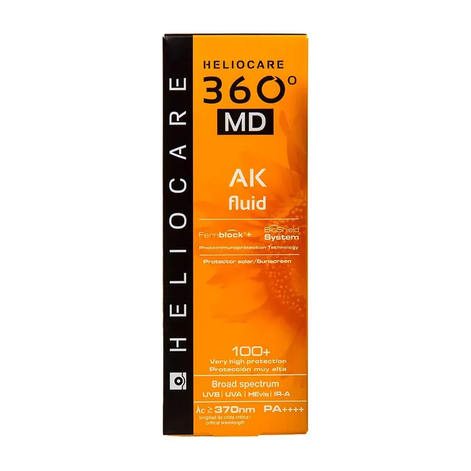 Сонцезахисний крем-флюїд АК з тотальним захистом Cantabria Labs SPF 100+ Heliocare 360 ​​MD AK Fluid Sunscreen 