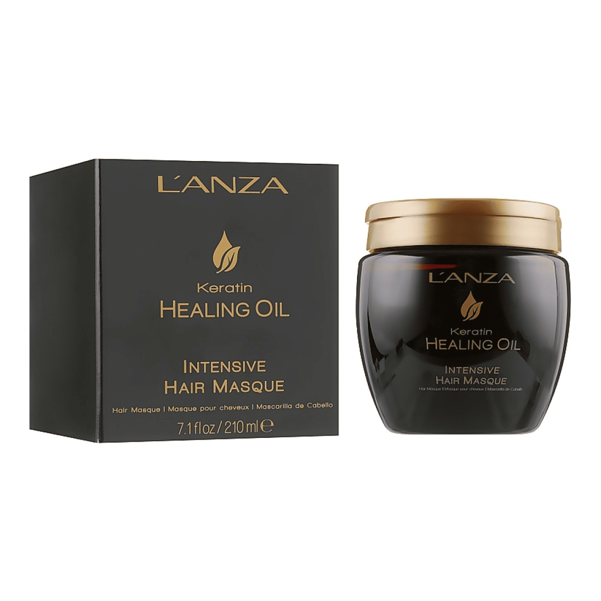 Интенсивная липидная маска для волос с кератиновым эликсиром L’anza Keratin Healing Oil Intesive Hair Masque