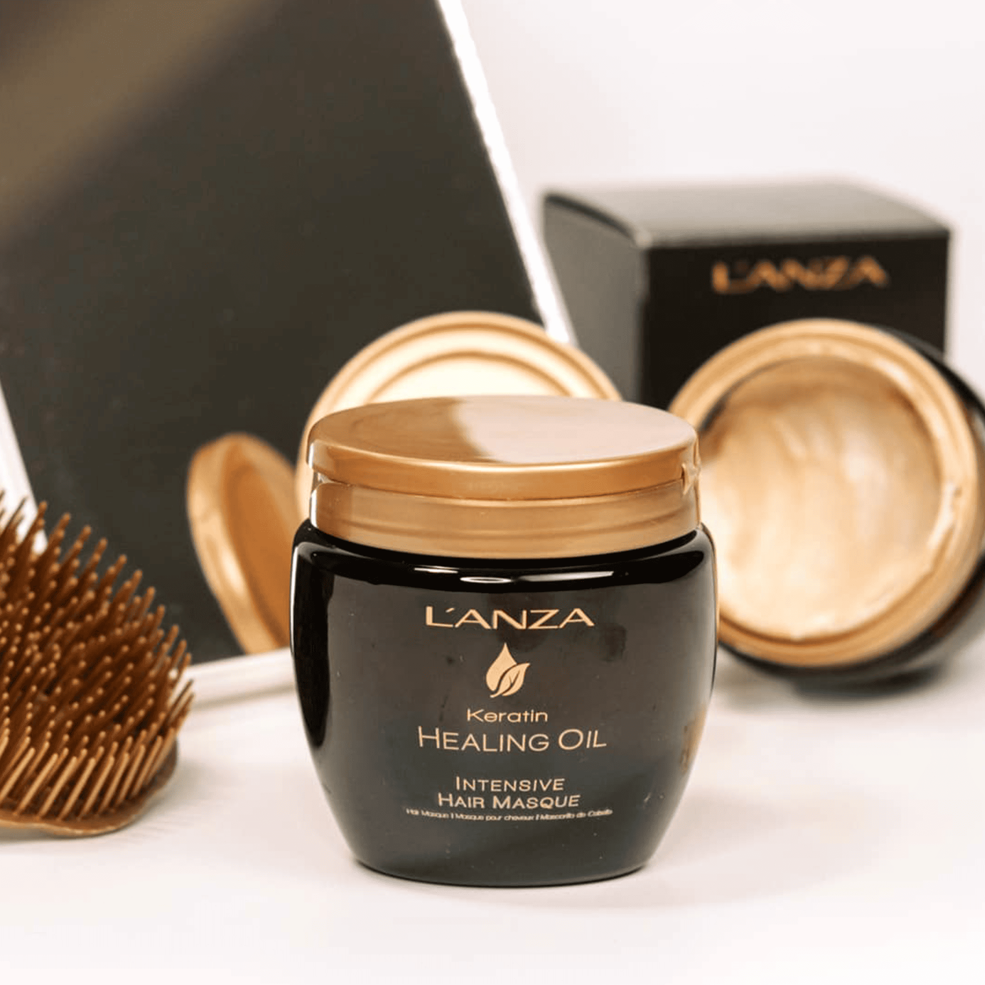Интенсивная липидная маска для волос с кератиновым эликсиром L’anza Keratin Healing Oil Intesive Hair Masque