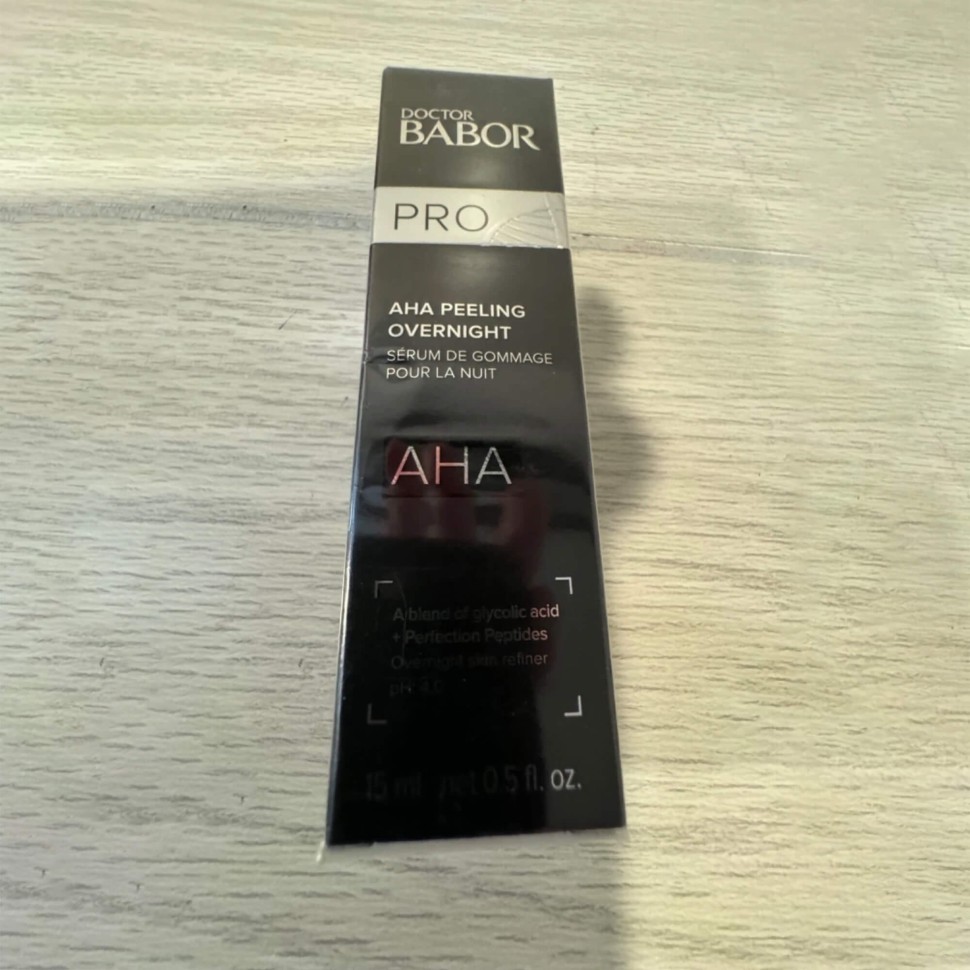 Ночной пилинг крем для лица Babor Doctor Pro AHA Liquid Peeling Overnight