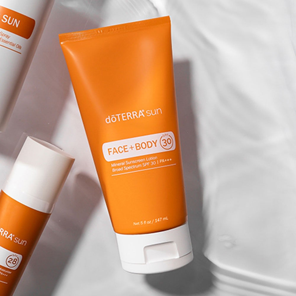 Сонцезахисний лосьйон для обличчя і тіла DoTERRA Sun Care Face & Body Lotion SPF-30