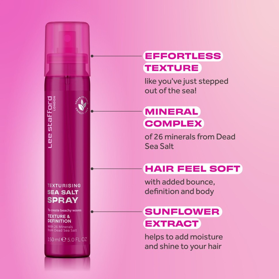 Текстурирующий спрей Lee Stafford Texturising Sea Salt Spray