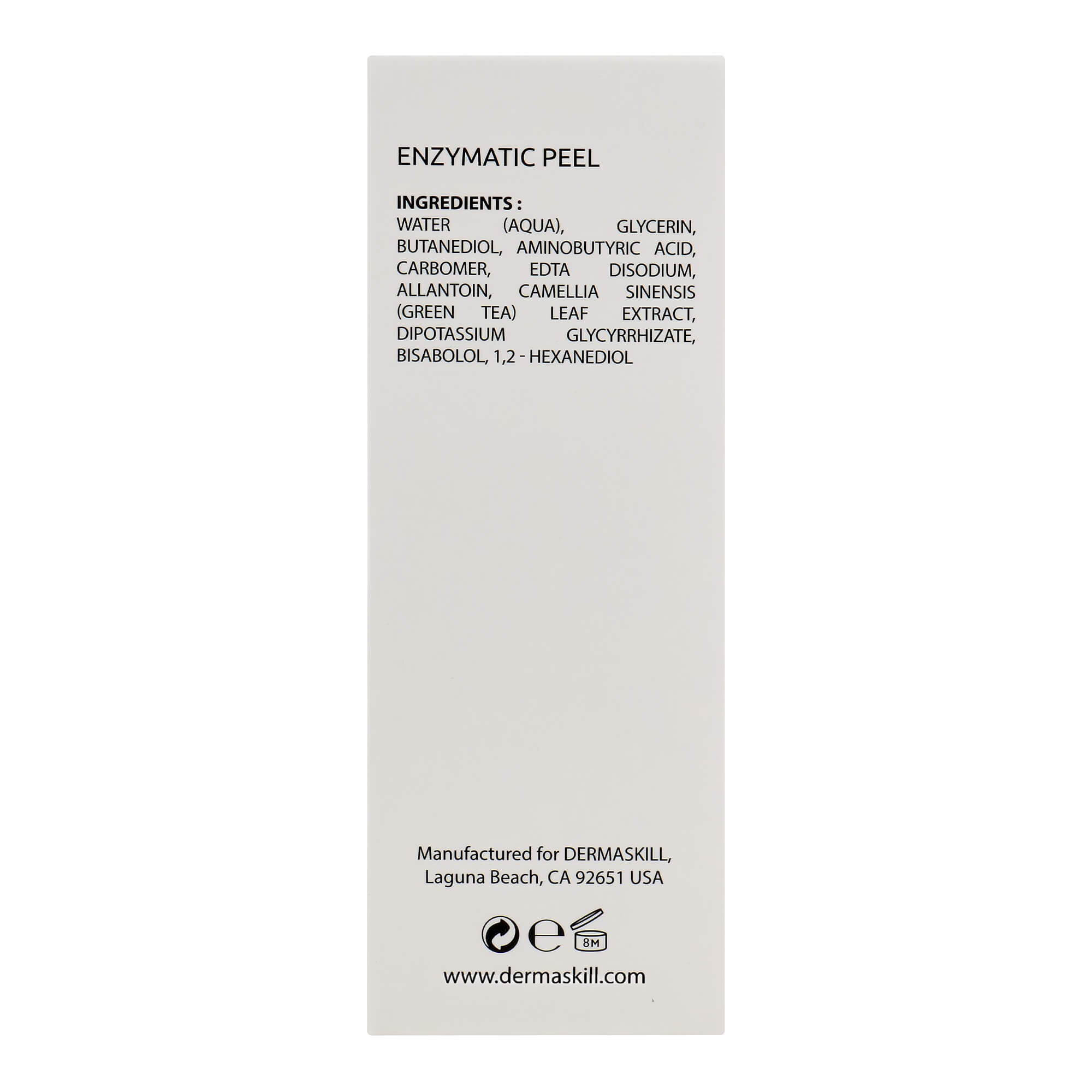 Пилинг-скатка для лица Dermaskill Enzymatic Peel