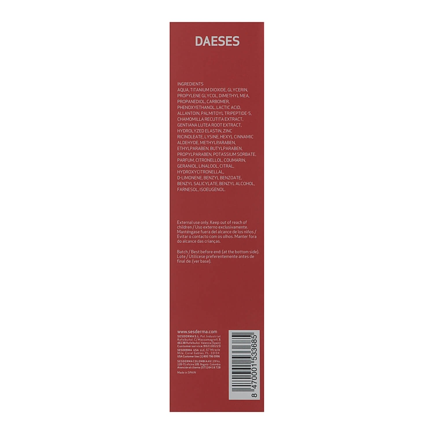 sesderma firming mask
