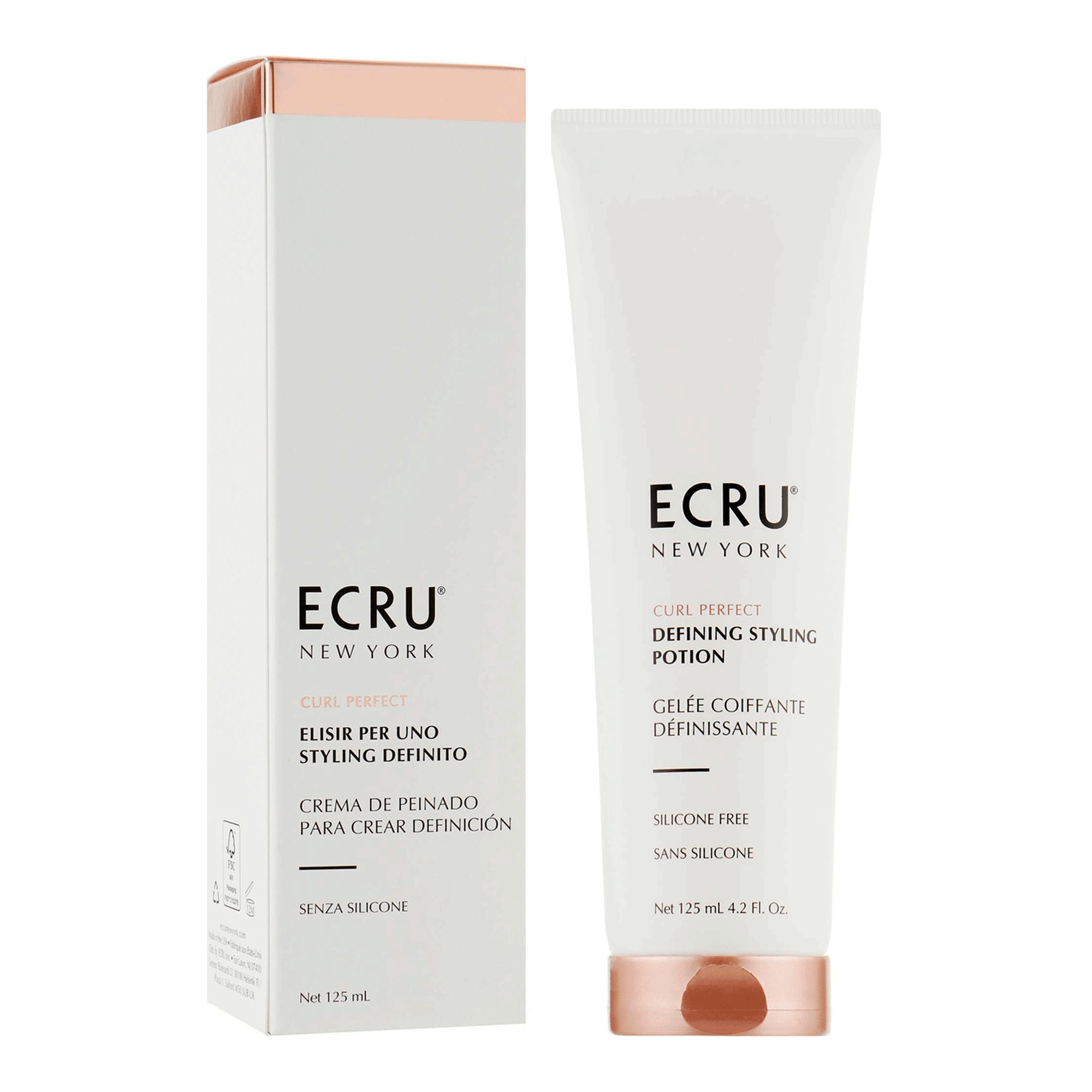 Формирующий эликсир для волос Идеальные локоны ECRU NY Curl Perfect Defining Styling Potion
