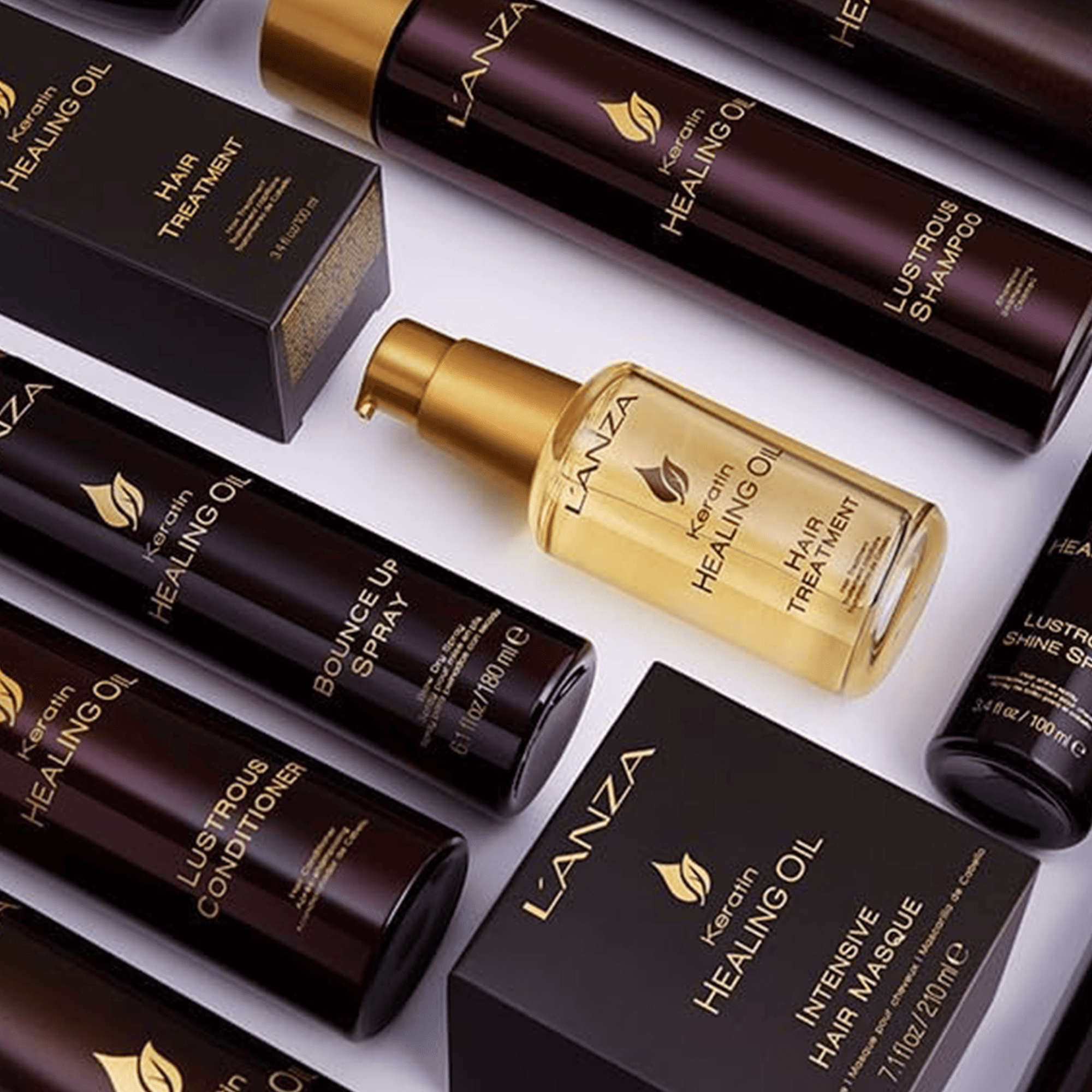 Лак-спрей для экспресс-укладки с кератиновым эликсиром L’anza Keratin Healing Oil Brush Thru Hair Spray