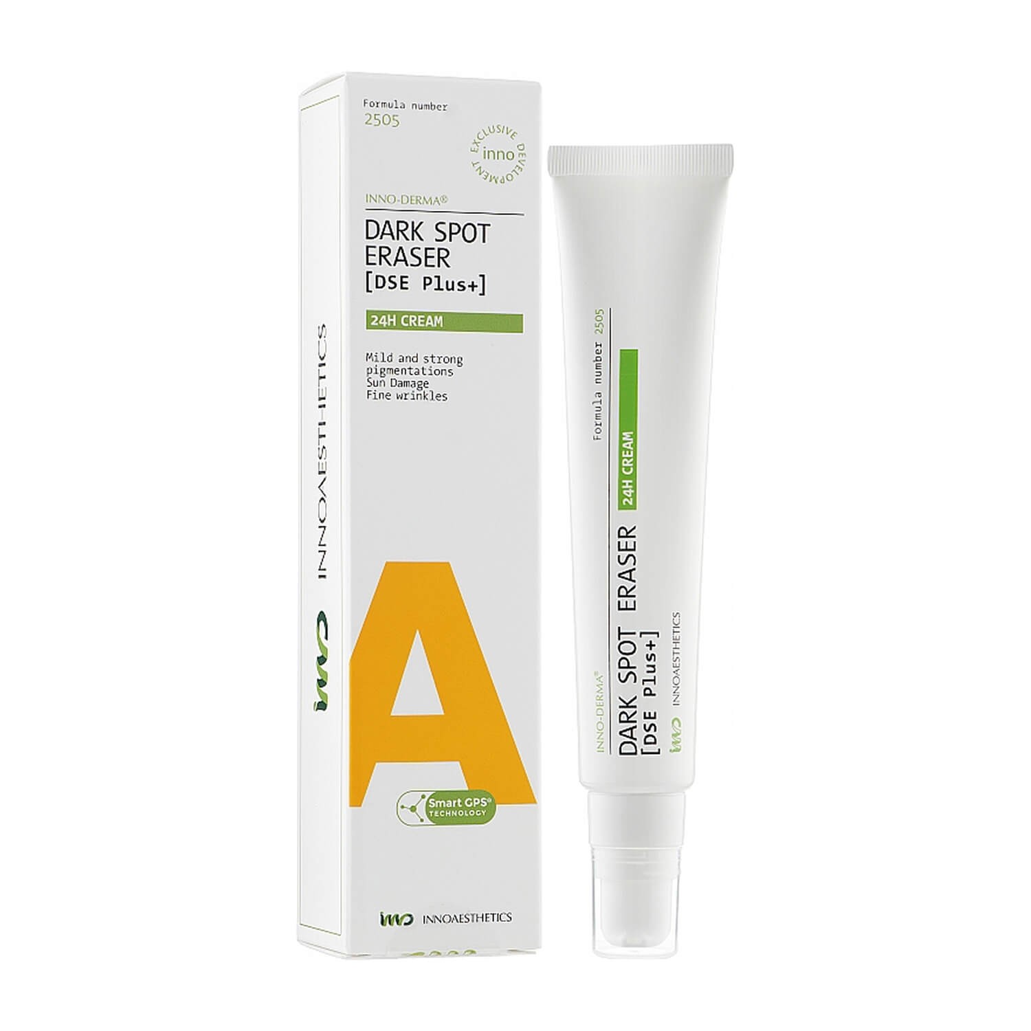 Innoaesthetics Dark Spot Eraser 24H Cream - Крем с кислотами, ретинолом для осветления кожи