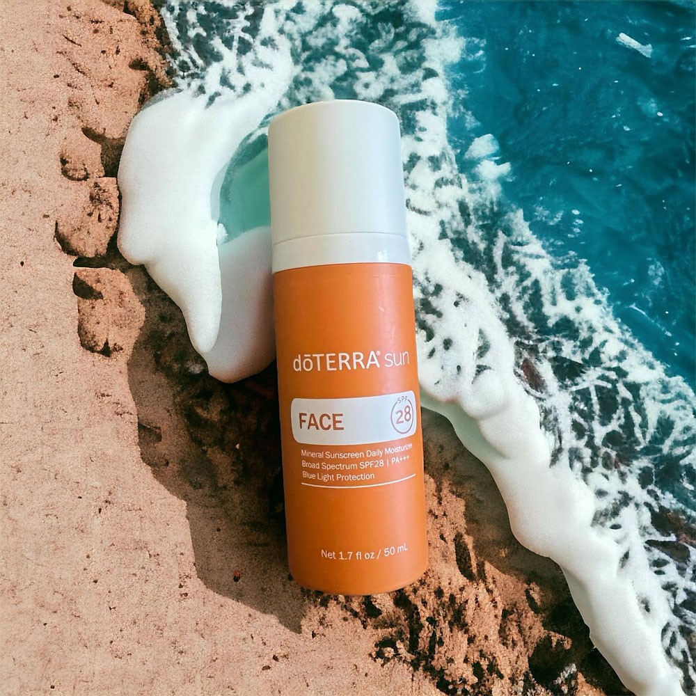 Сонцезахисний крем для обличчя DoTERRA Sun Care Face Moisturizer SPF-28