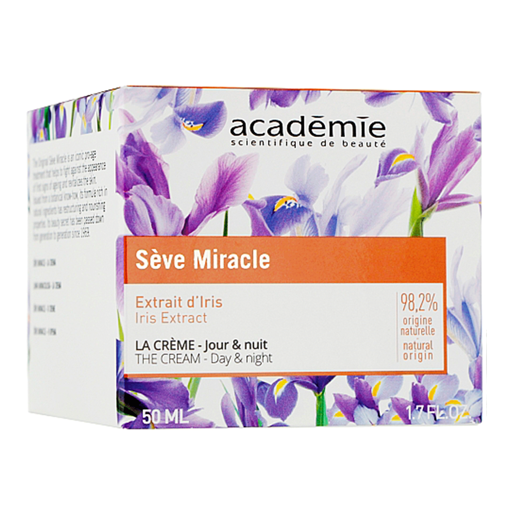 Крем для лица с экстрактом ириса Academie Seve Miracle Iris Extract The Cream Day & Night