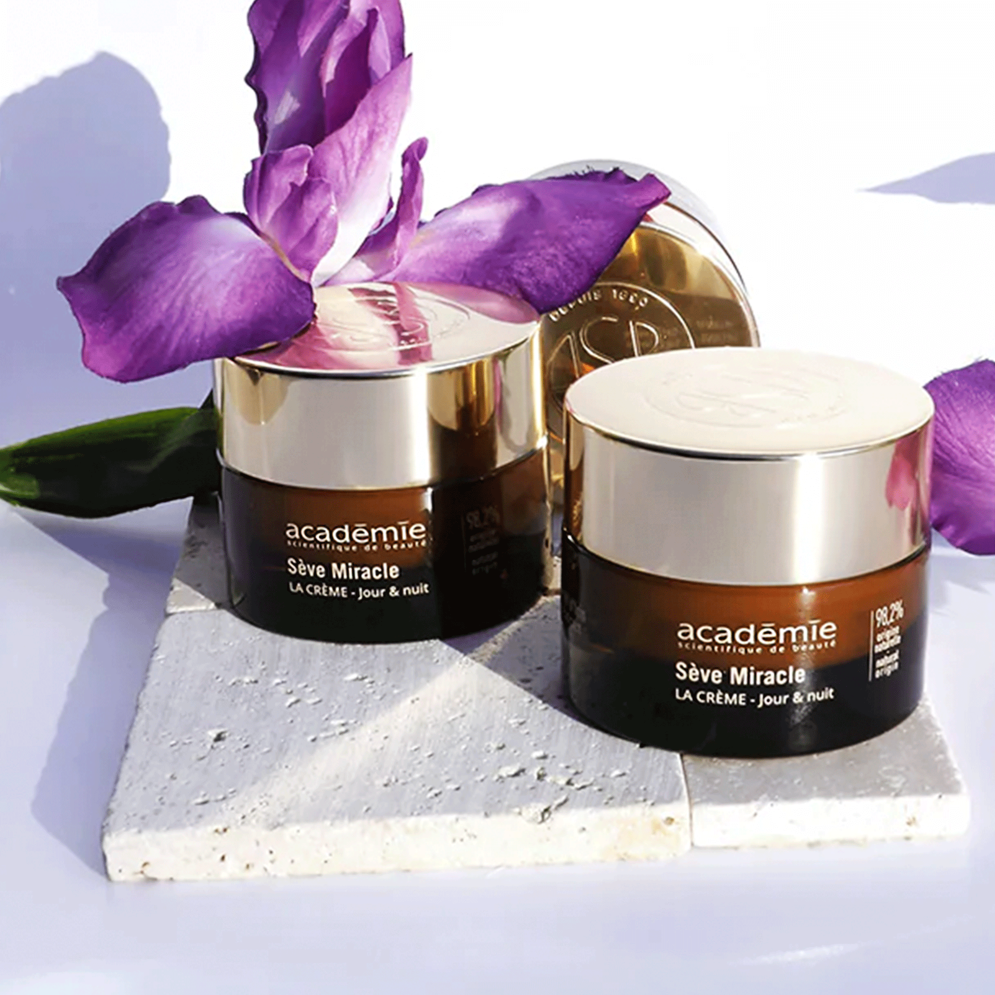 Крем для лица с экстрактом ириса Academie Seve Miracle Iris Extract The Cream Day & Night