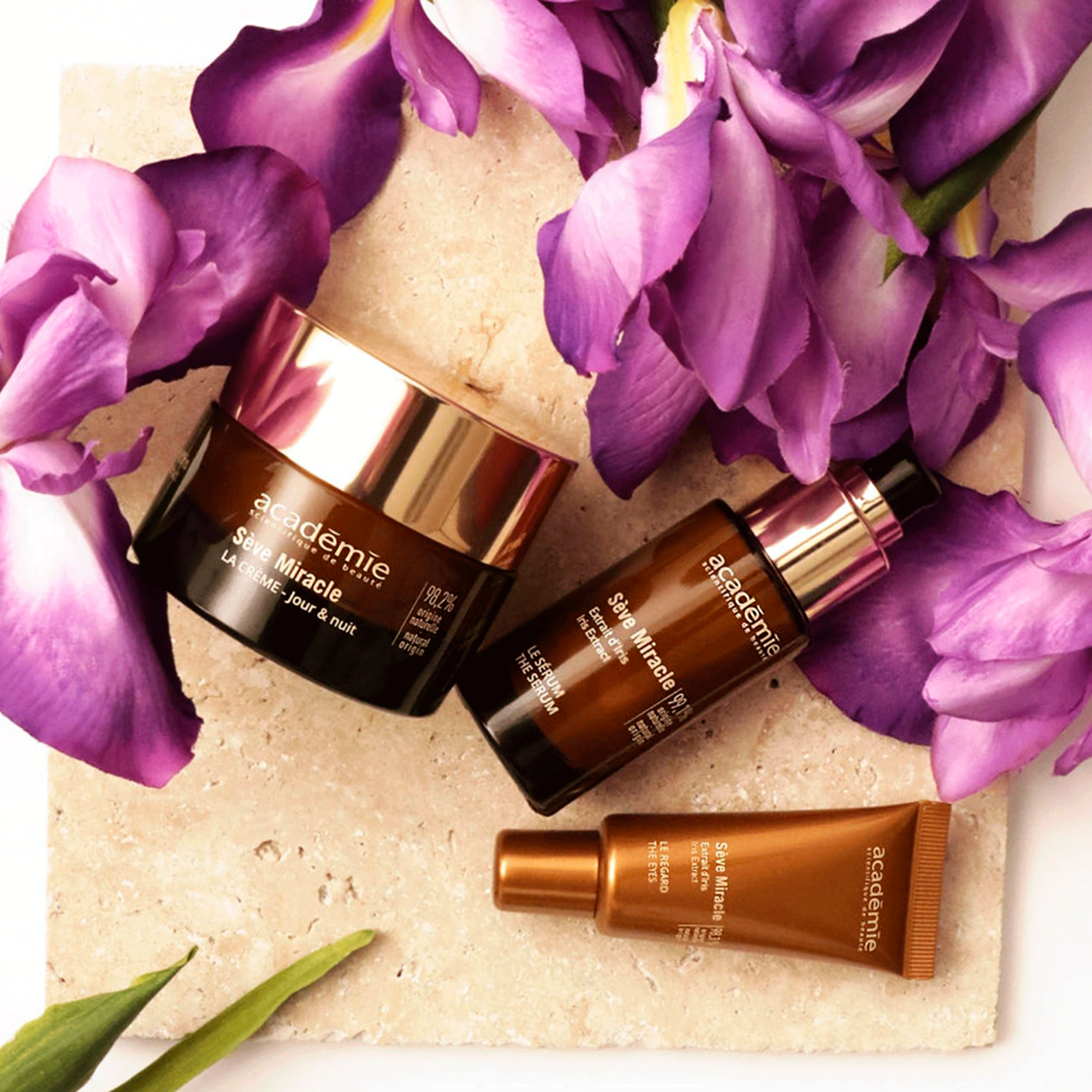 Крем для лица с экстрактом ириса Academie Seve Miracle Iris Extract The Cream Day & Night