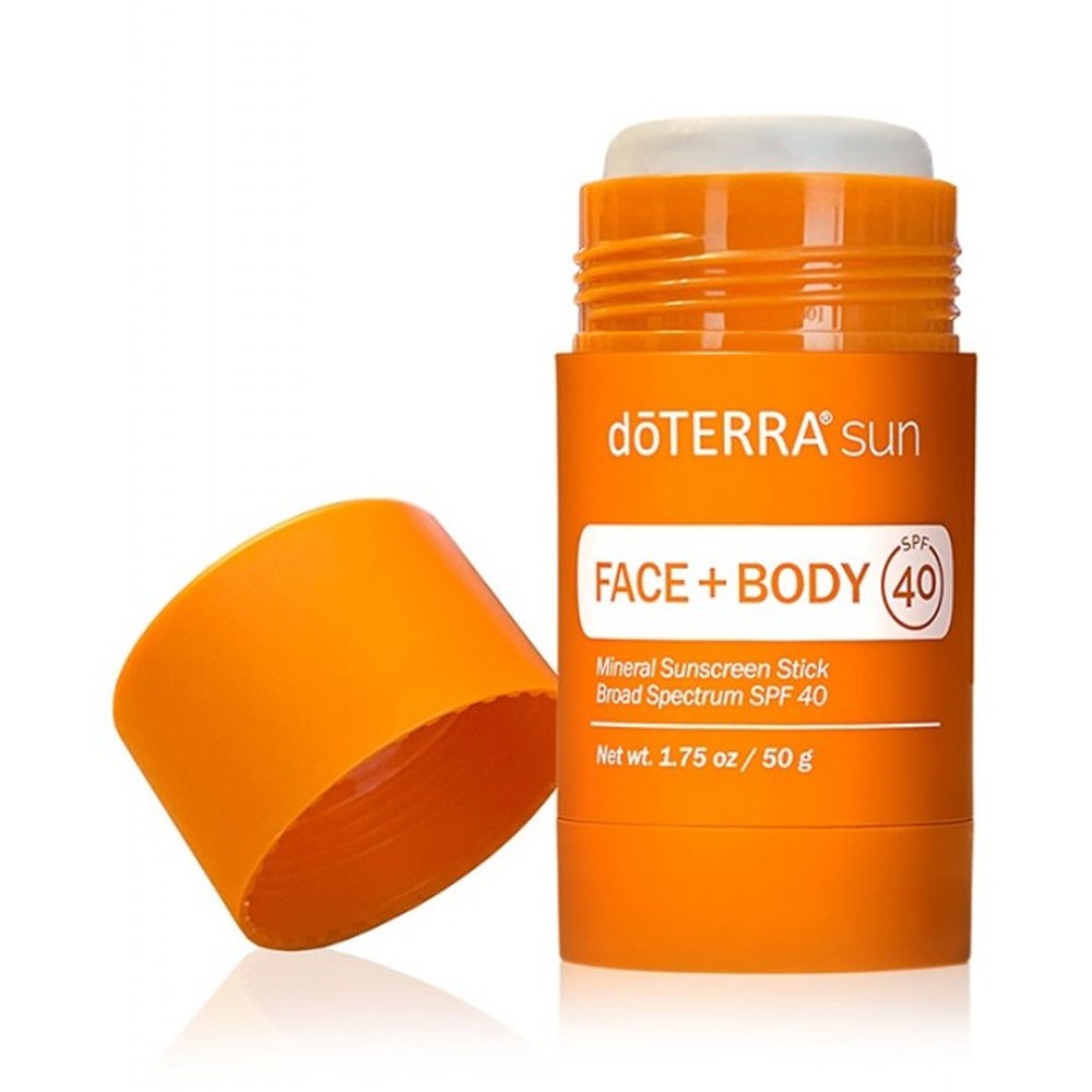 Мінеральний сонцезахисний стік для обличчя і тіла DoTERRA Sun Care Face Body Stick SPF-40