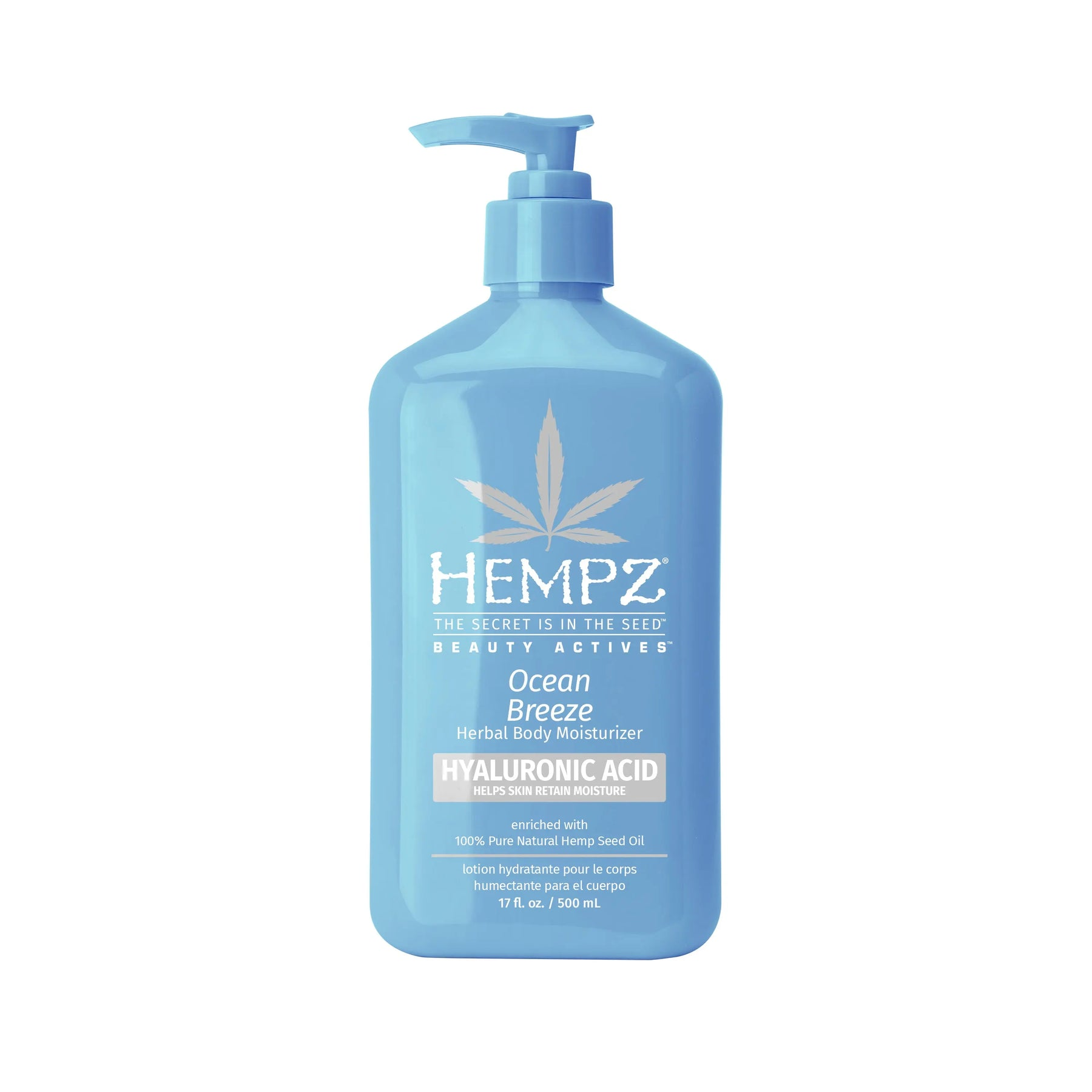 Hempz Увлажняющее молочко для тела с гиалуроновой кислотой Оушен Бриз