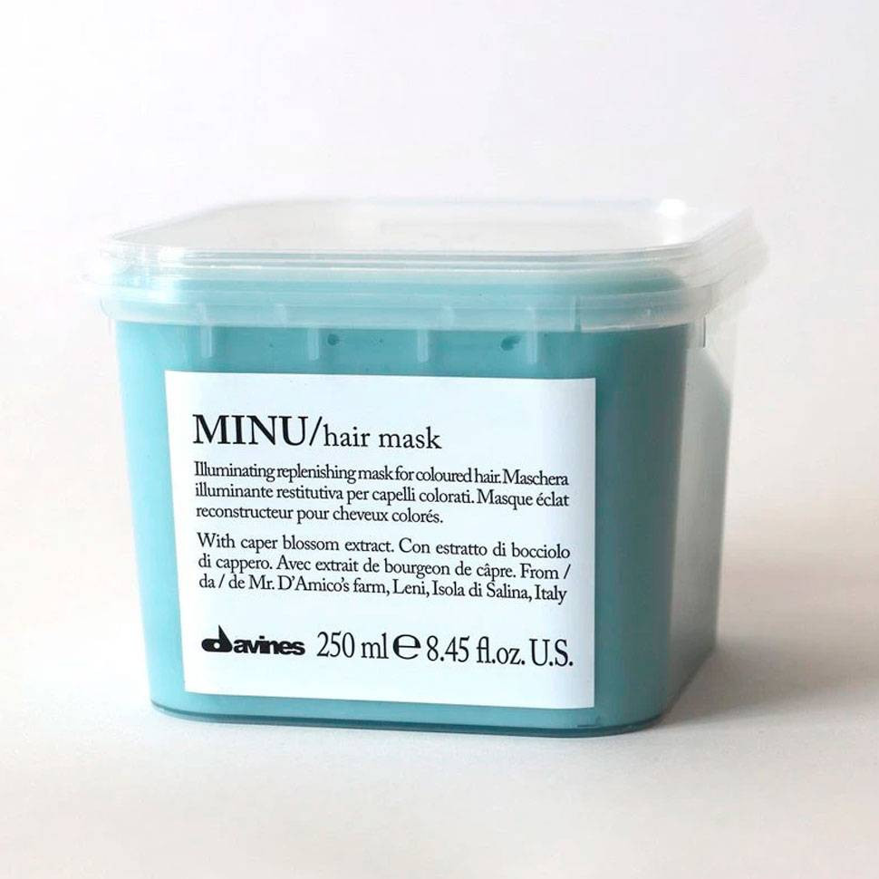 Маска для захисту кольору фарбованого волосся Davines MINU Hair Mask