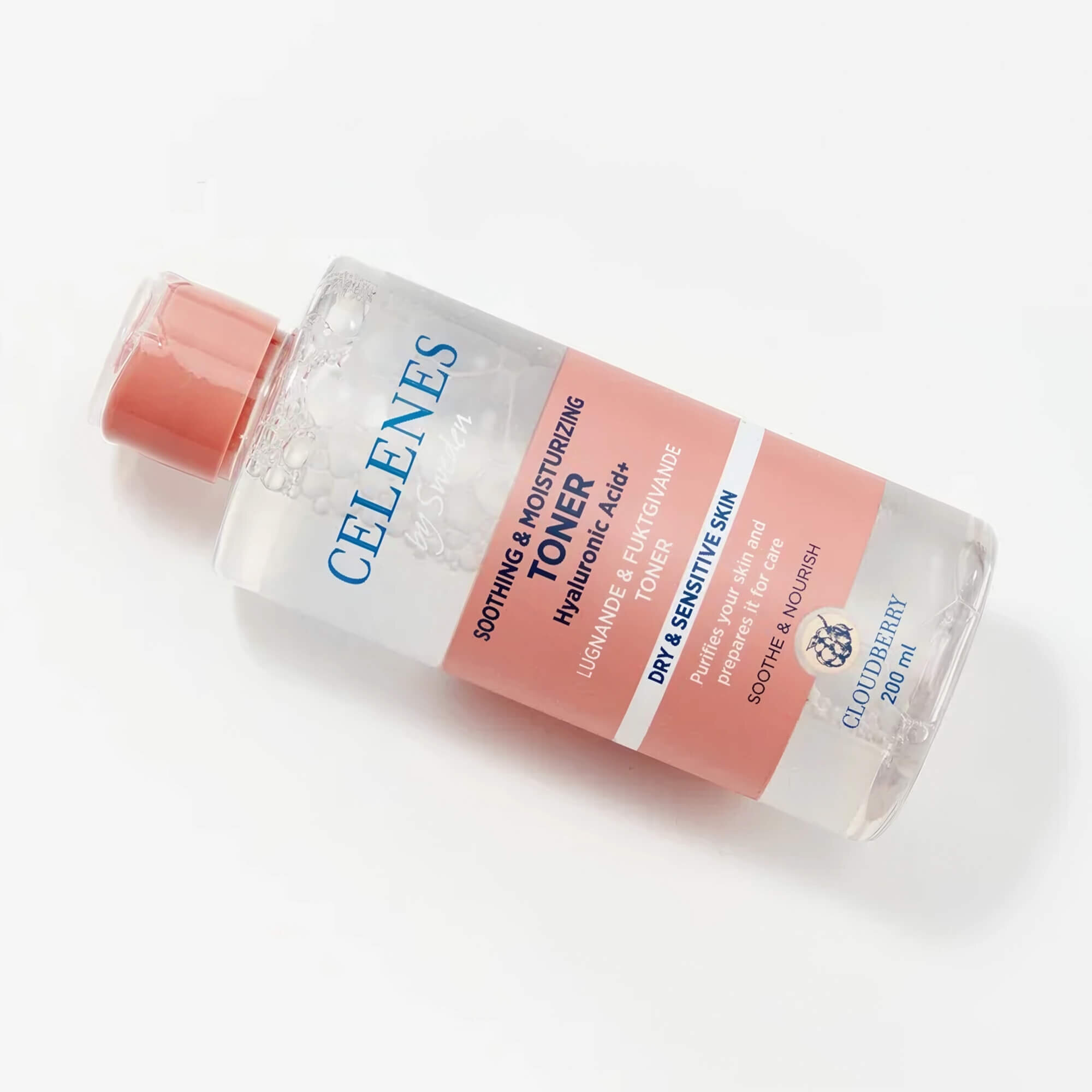 Заспокійливий та зволожуючий тонік з морошкою Celenes Cloudberry Soothing & Moisturizing Toner