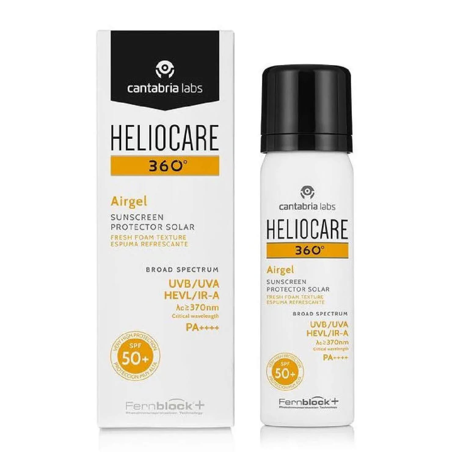 Сонцезахисний ультралегкий гель із SPF 50+  Cantabria Labs Heliocare 360 ​​Airgel SPF 50+