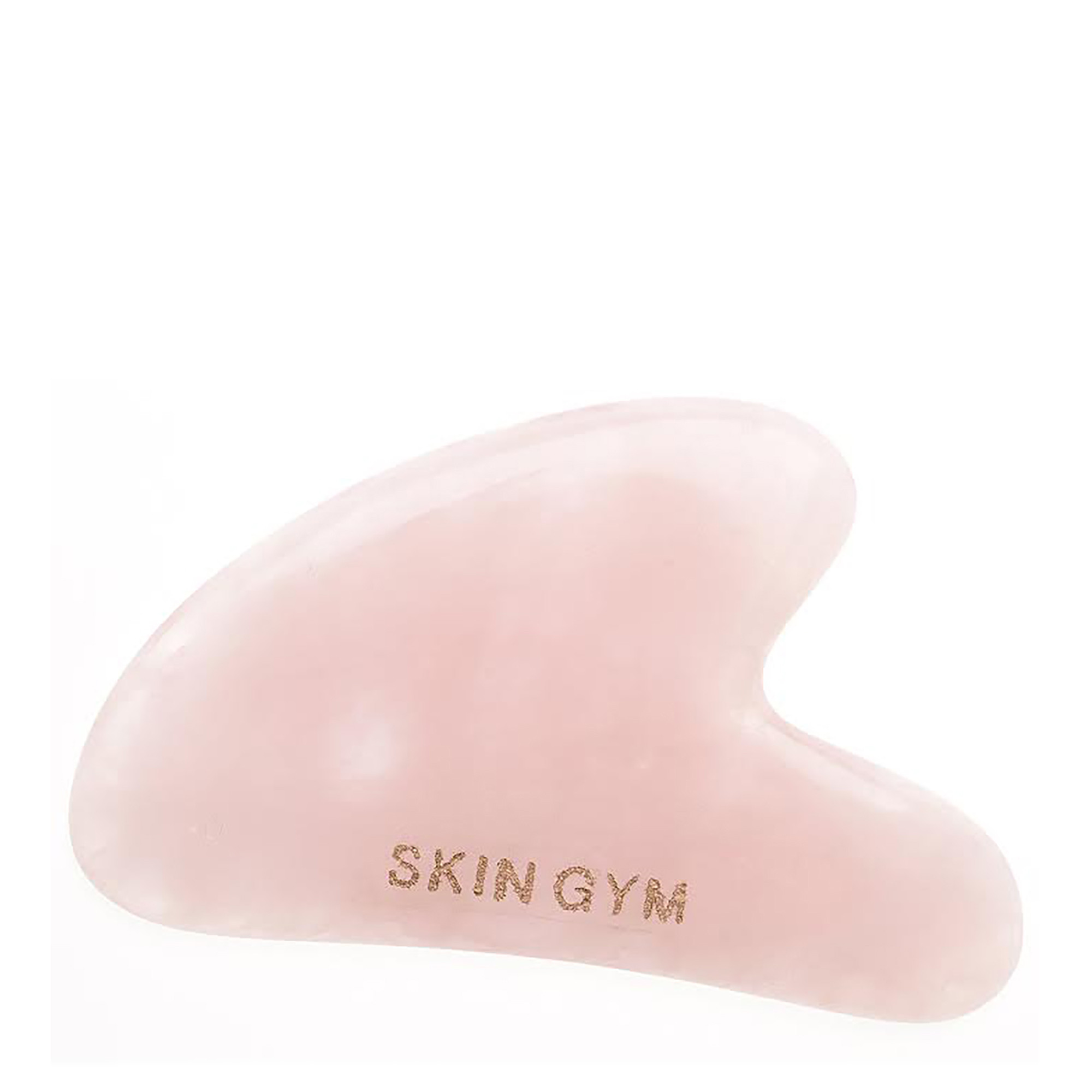 Skin Gym Скребок гуаша из натуральных кристаллов розового кварца