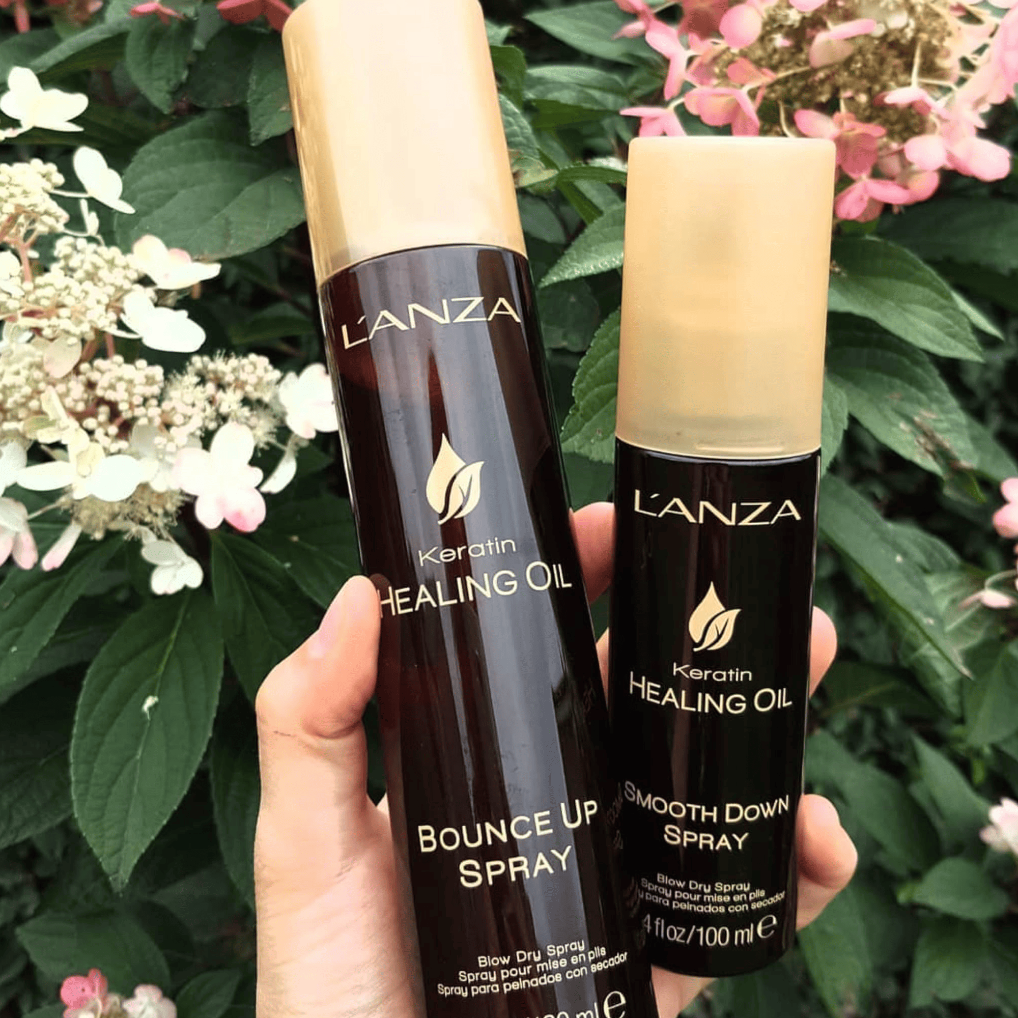 Спрей для объемной укладки с кератиновым эликсиром L’anza Keratin Healing Oil Bounce Up Spray