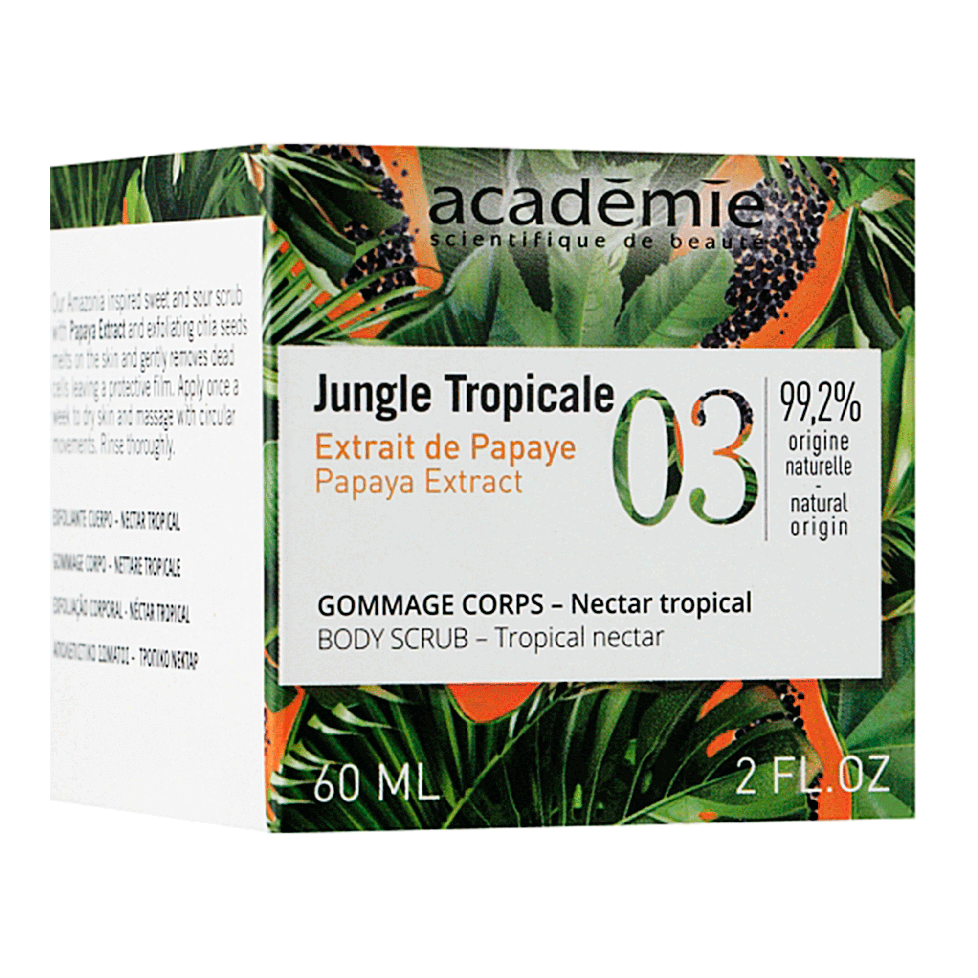 Скраб для тела Тропический нектар Academie Jungle Tropicale Body Scrub Tropical Nectar