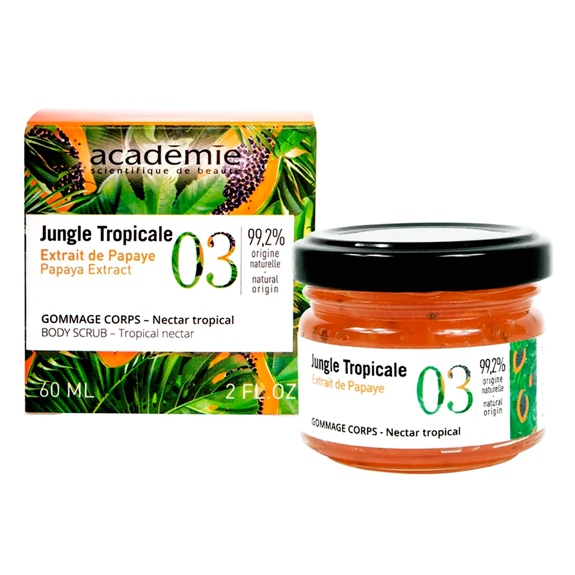 Скраб для тела Тропический нектар Academie Jungle Tropicale Body Scrub Tropical Nectar