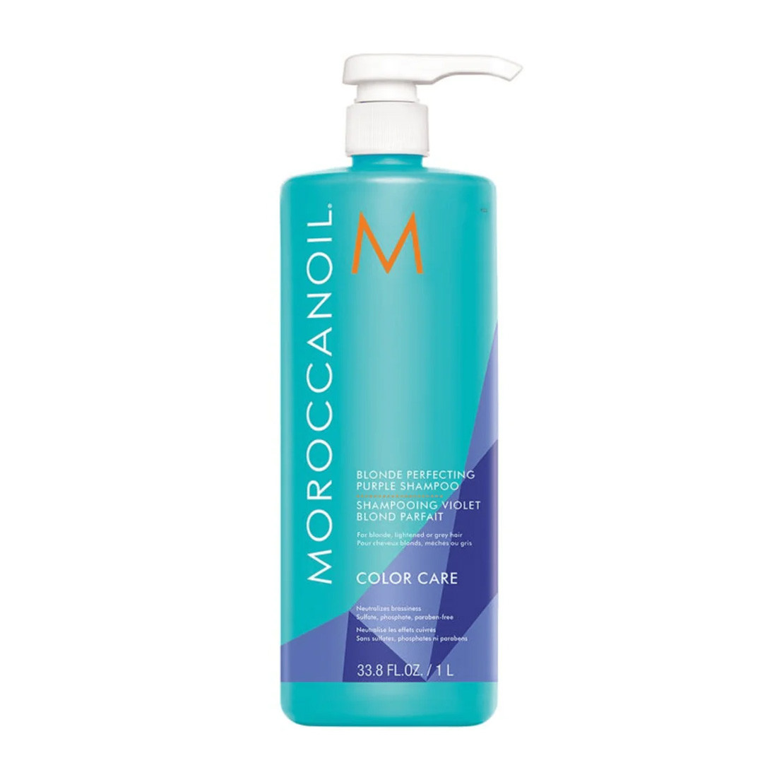 Тонирующий фиолетовый шампунь для блонда Moroccanoil Blonde Perfecting Purple Shampoo