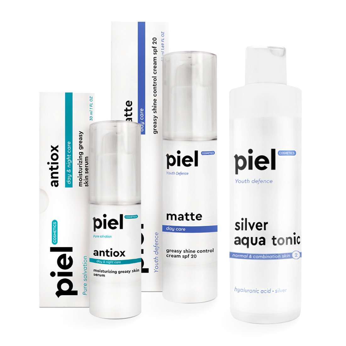 Piel Cosmetics For Combination Skin - Комплекс: Захист та зволоження для комбінованої шкіри