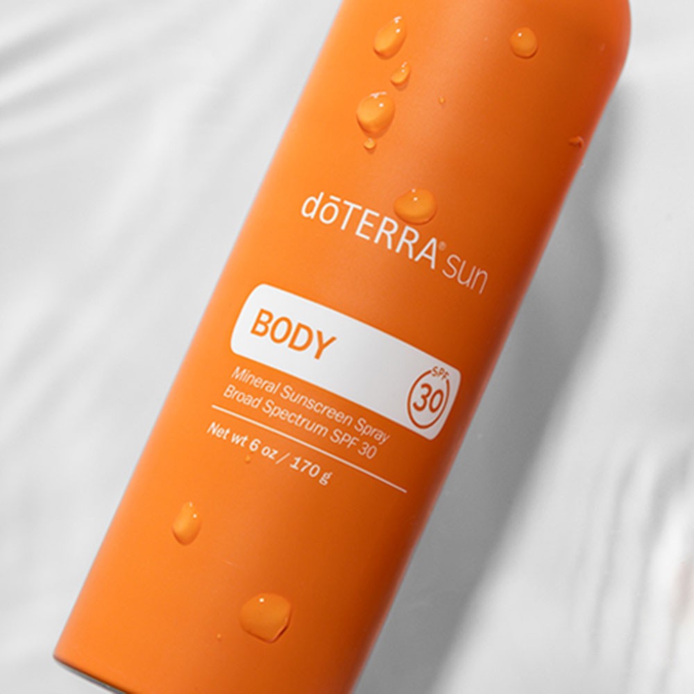 Минеральный солнцезащитный спрей для тела DoTERRA Sun Care Sunscreen Spray SPF-30