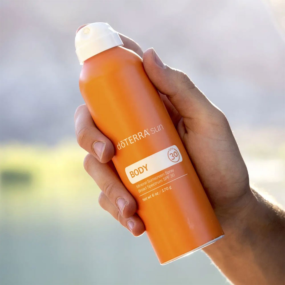 Минеральный солнцезащитный спрей для тела DoTERRA Sun Care Sunscreen Spray SPF-30