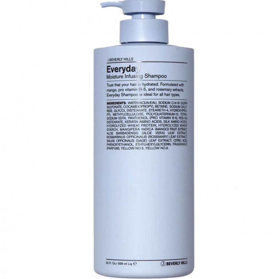Увлажняющий шампунь для ежедневного использования J Beverly Hills Blue Hydrate Every Day Moisture Infusing Shampoo