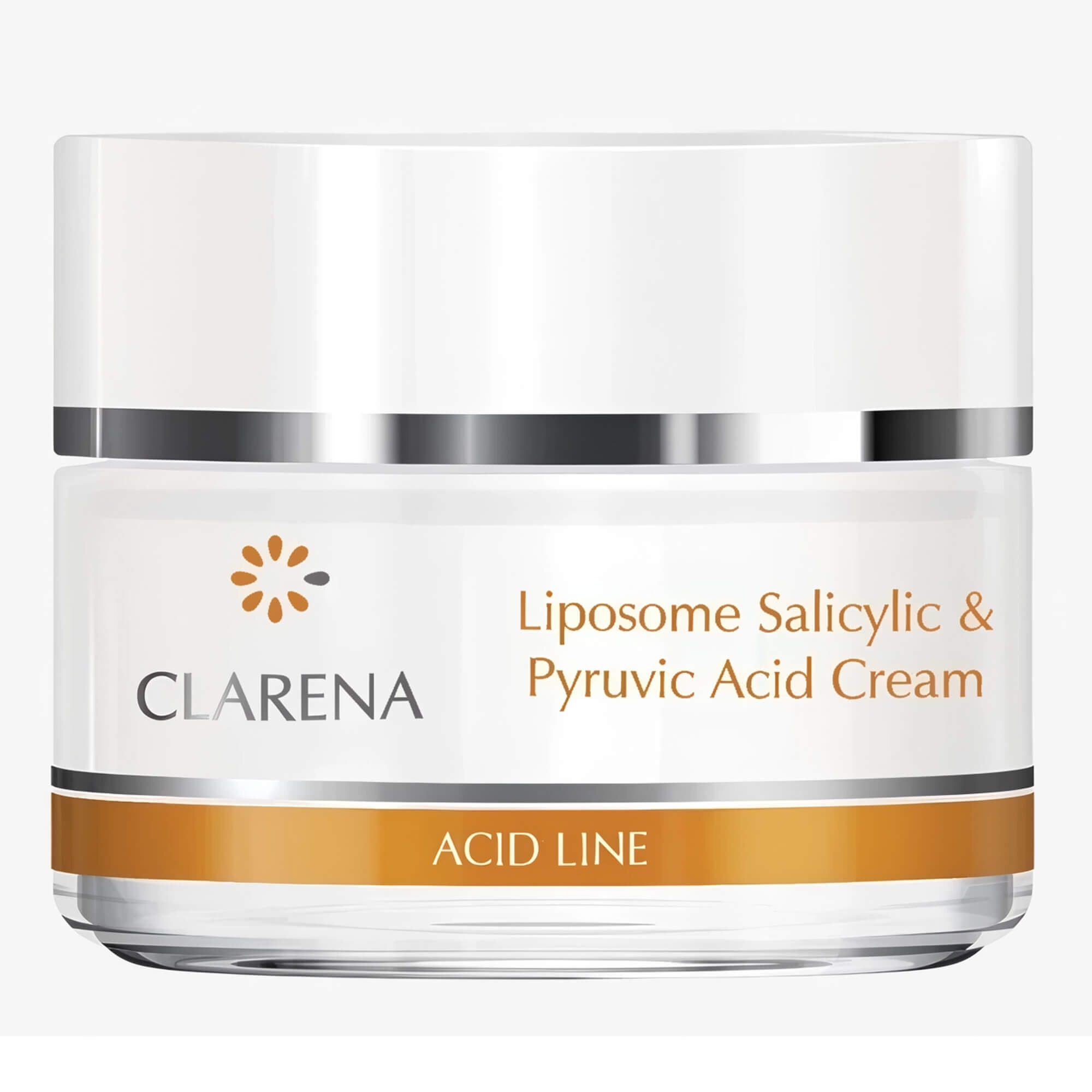 Крем против акне с пировиноградной и салициловой кислотами Clarena Liposome Salicylic and Pyruvic Acid Cream
