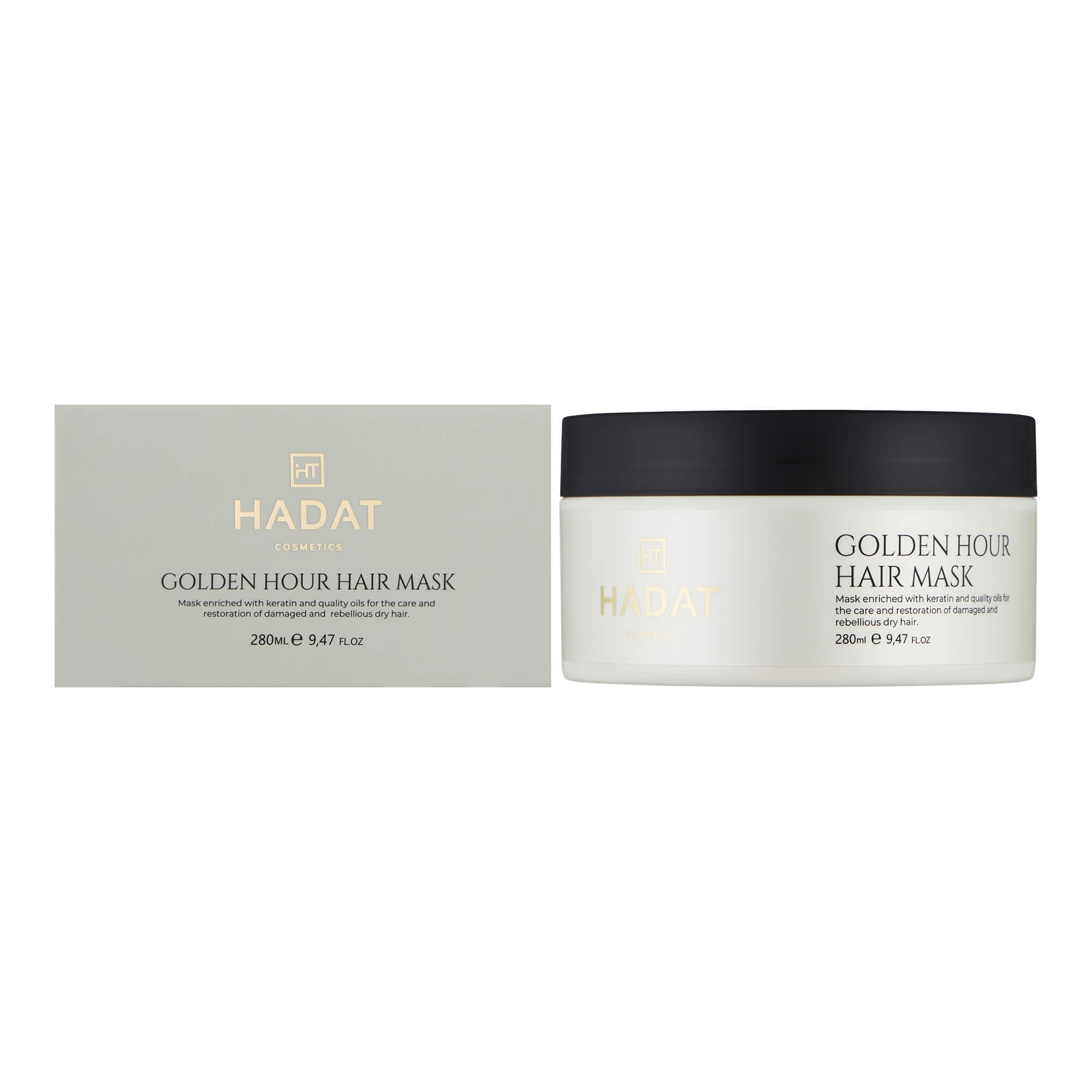 Золотая интенсивно восстанавливающая маска для волос Hadat Golden Hour Hair Mask
