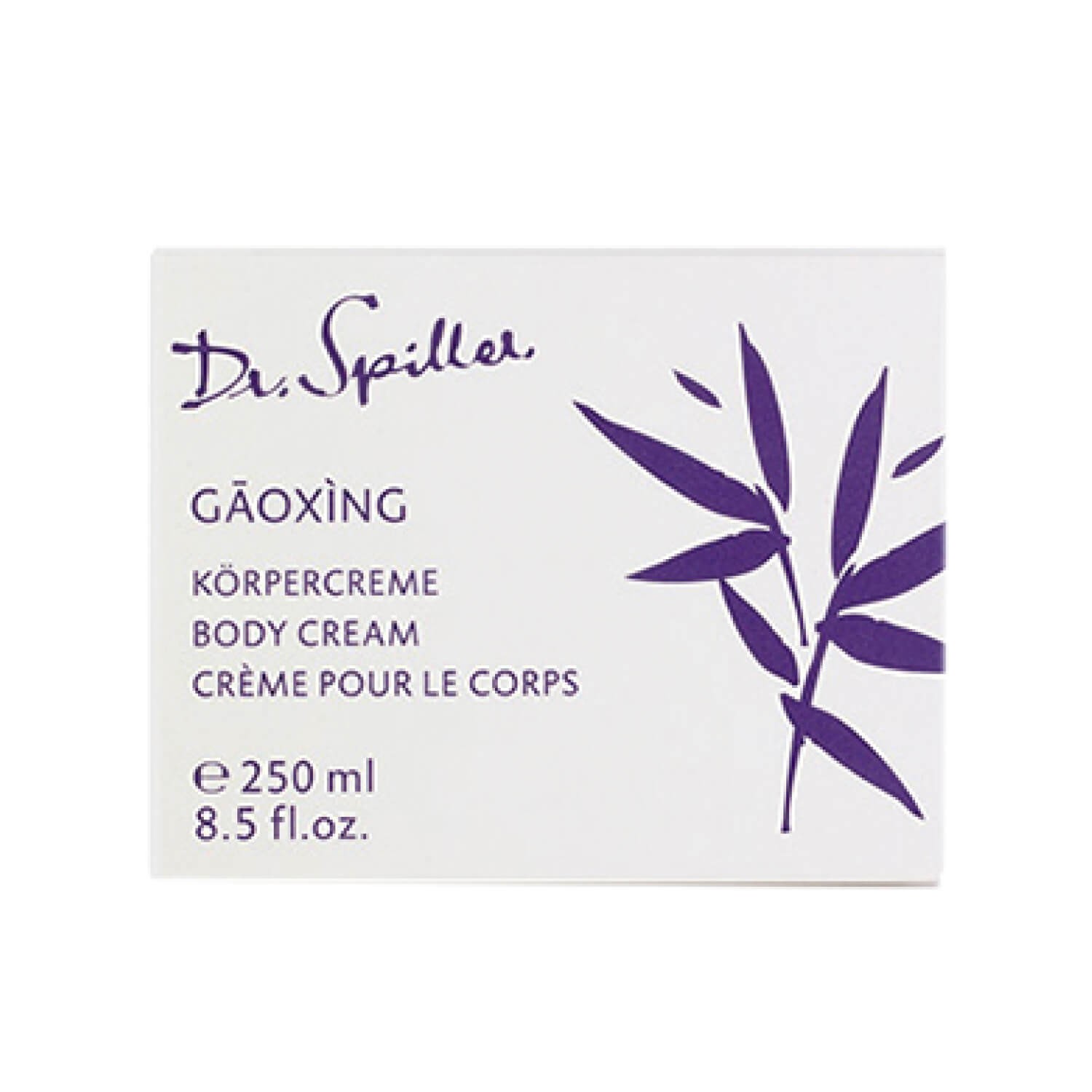 Омолаживающий крем для тела с жасмином Dr.Spiller Gaoxing Body Cream 