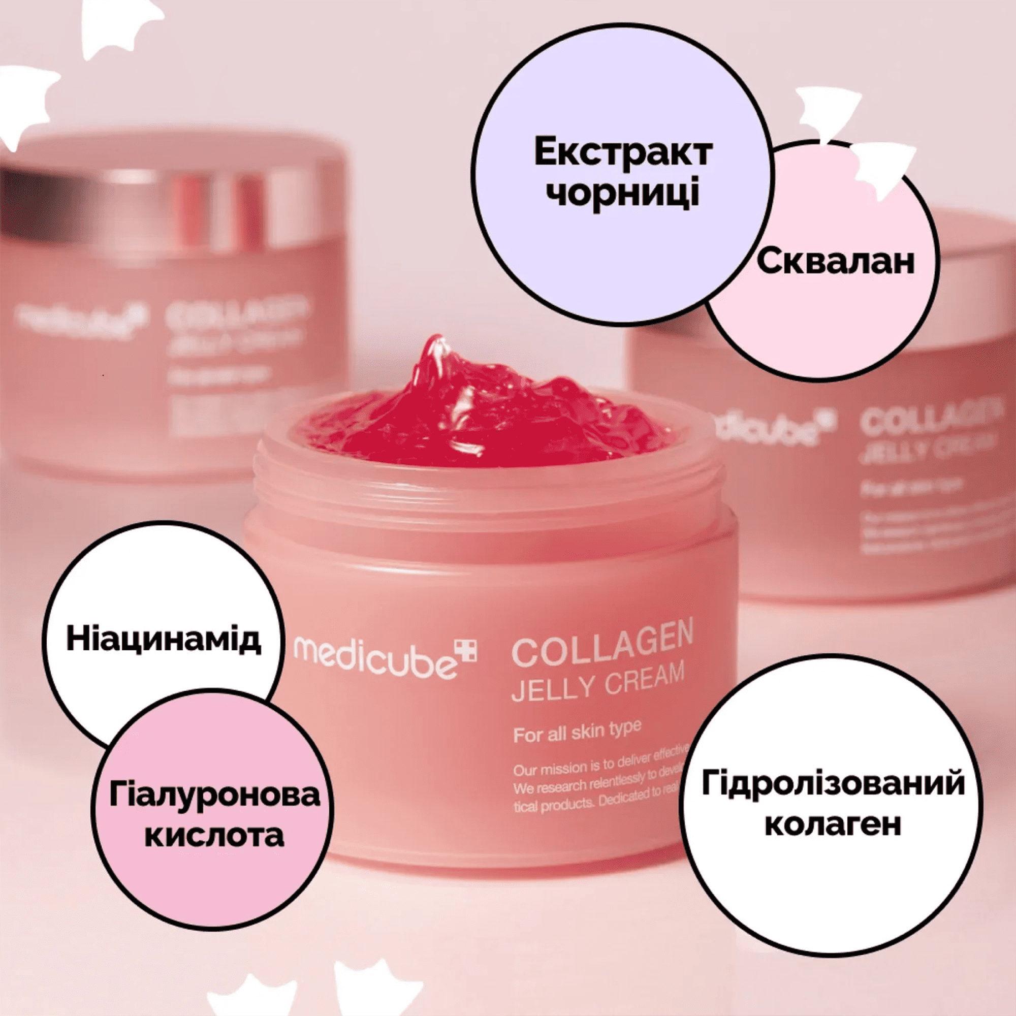 Увлажняющий гель-желе с коллагеном Medicube Collagen Jelly Cream