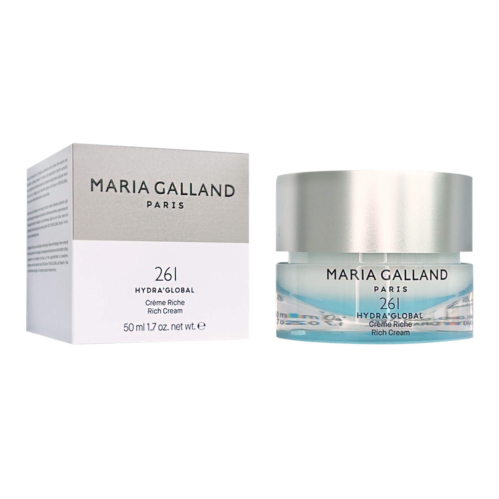 Насичений зволожуючий крем для обличчя Maria Galland 261 Hydra’Global Rich Cream