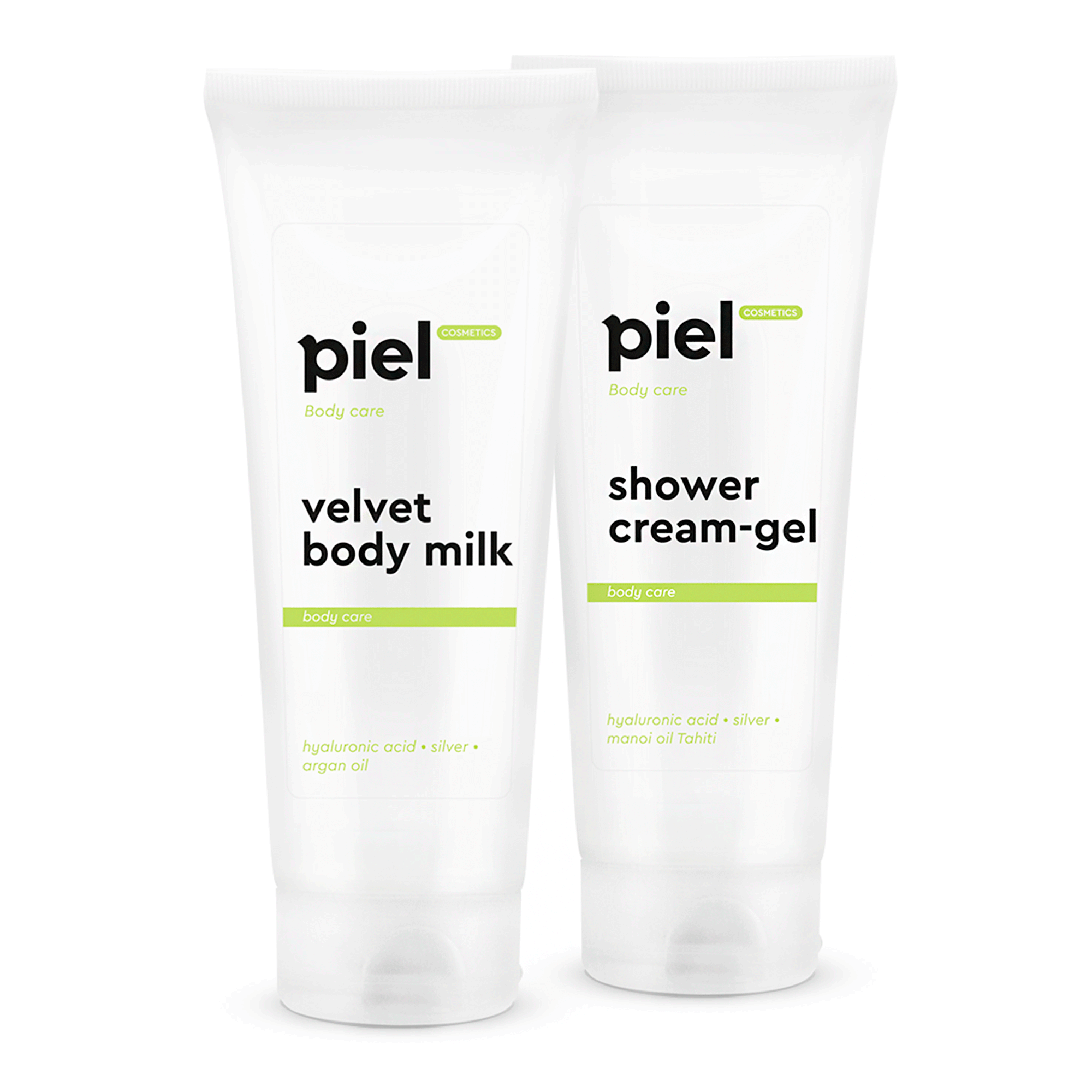 Комплексный набор для очищения и ухода за кожей тела Piel Cosmetics Velvet Green Tea Set