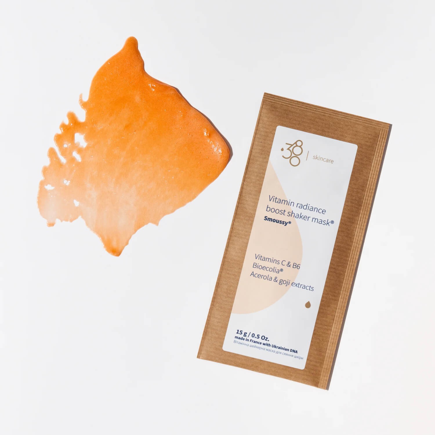 Витаминная шейкерная маска для сияния кожи 380 Skincare Vitamin Radiance Boost Shaker Mask